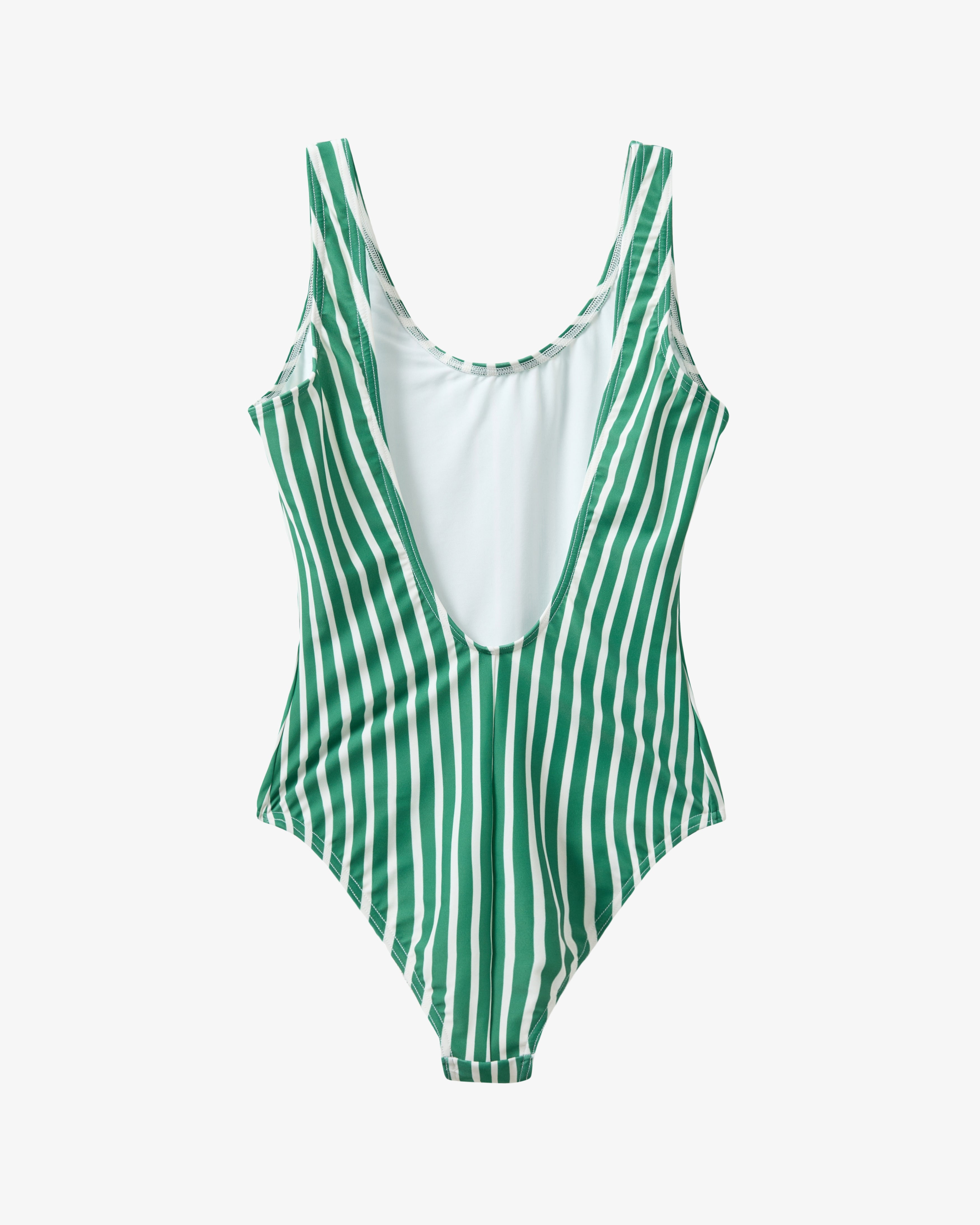 H2O Basic Stripe Badedragt Swim Wear 3053 Posy Green