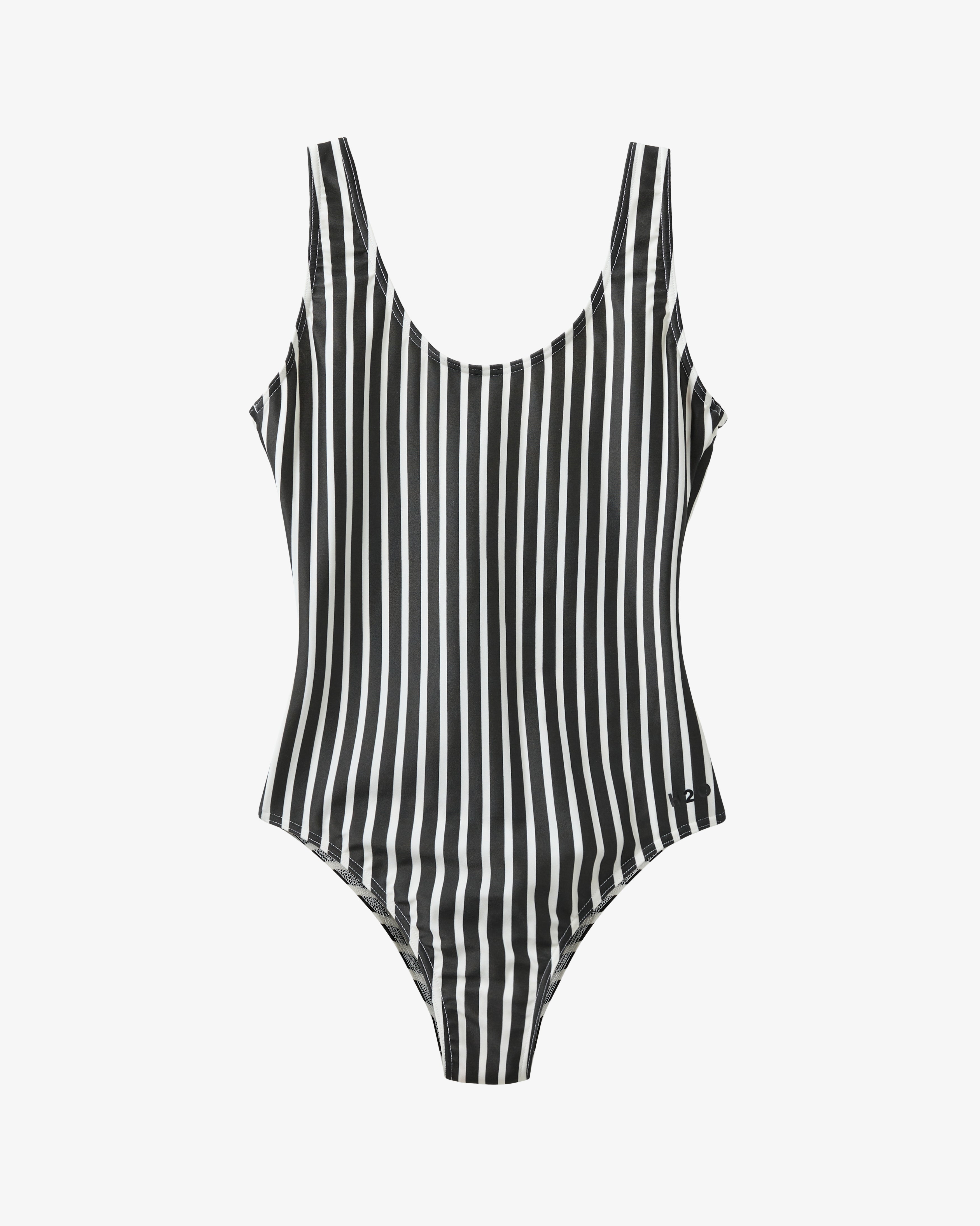 H2O Basic Stripe Badedragt Swim Wear 3500 Black