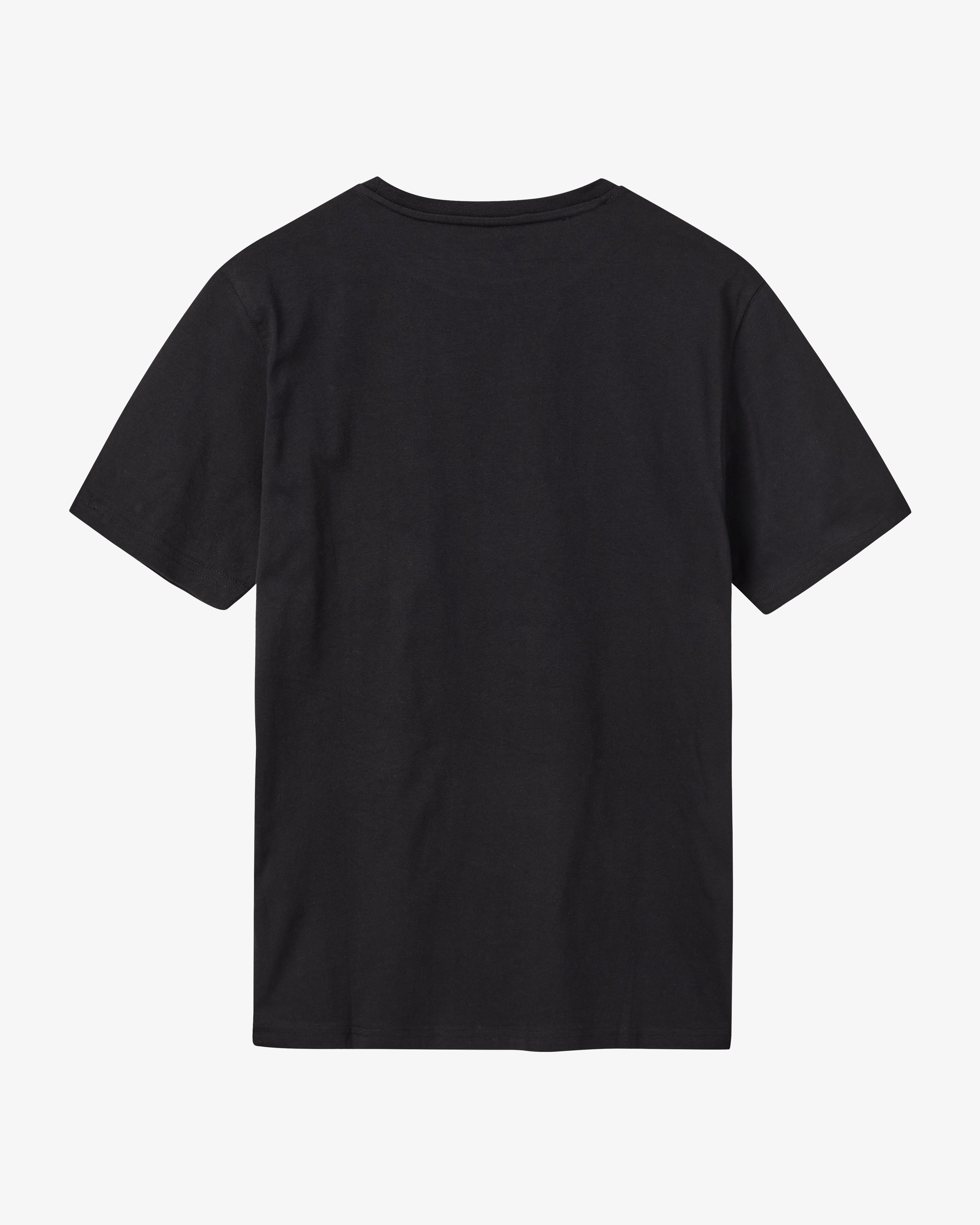 H2O Svaneke Tee T-Shirt 7025 Black/Bitter Lemon