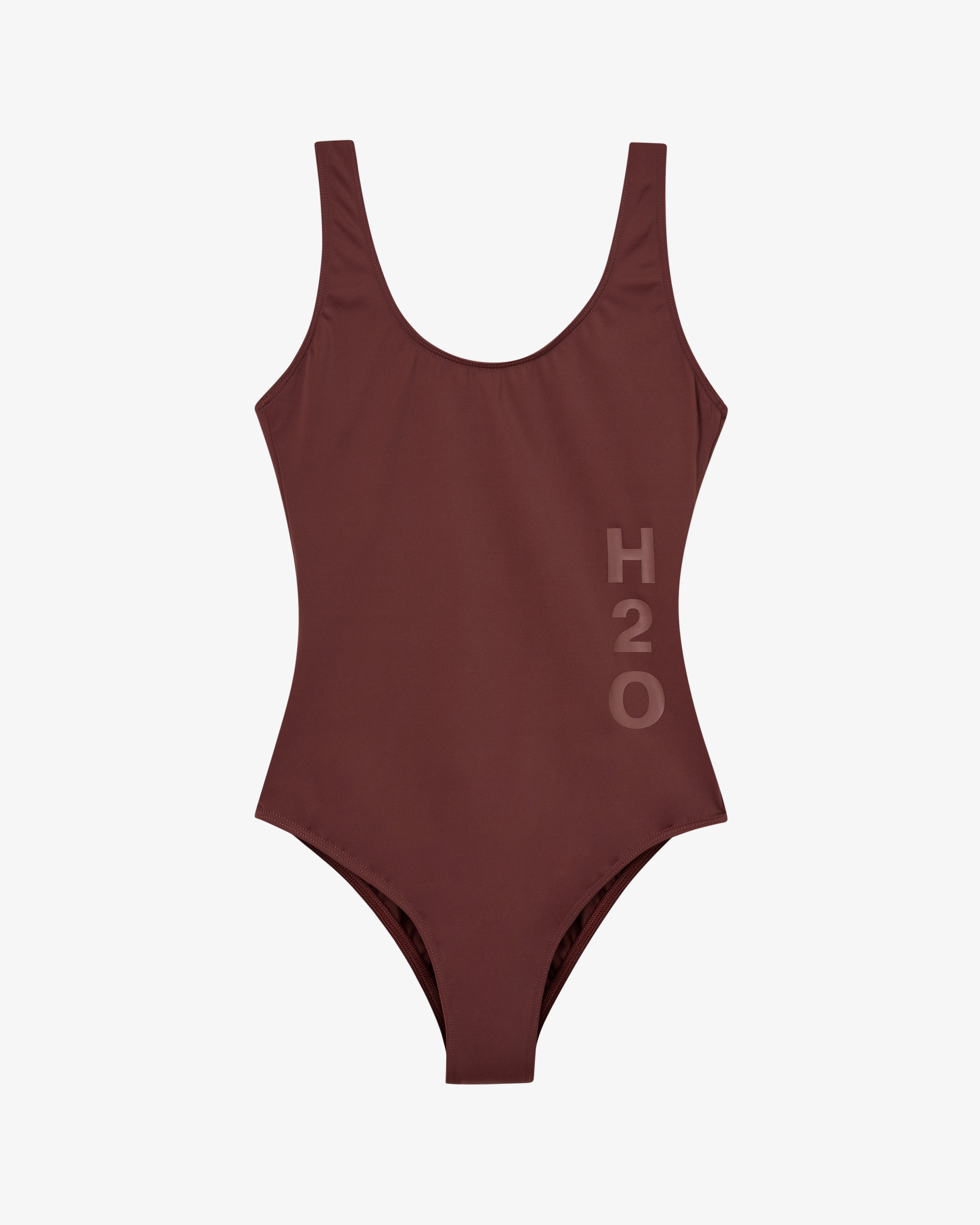 H2O Basic Tornø Logo Badedragt Swim Wear 3551 Bark