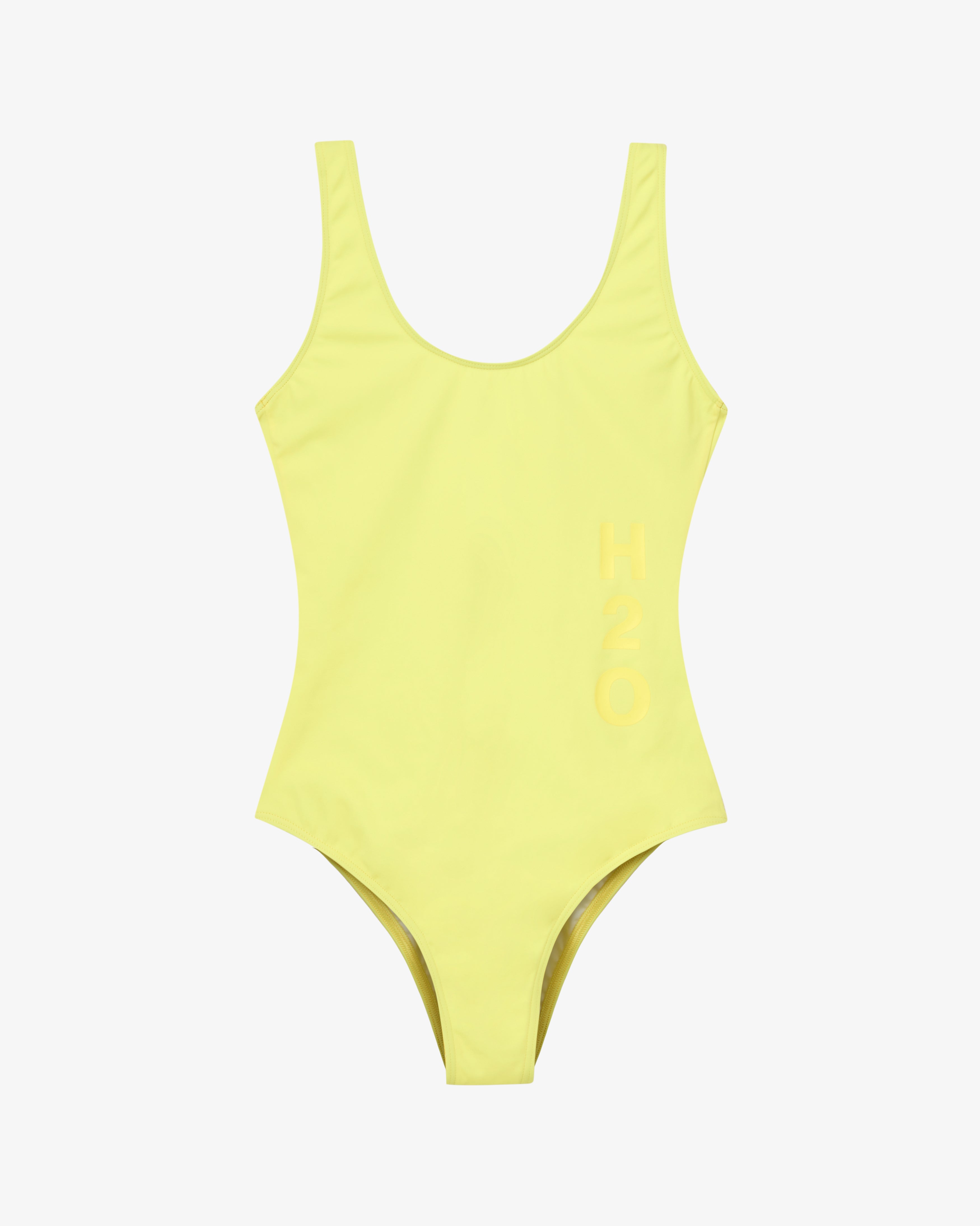 H2O Basic Tornø Logo Badedragt Swim Wear 5024 Lemon Pie