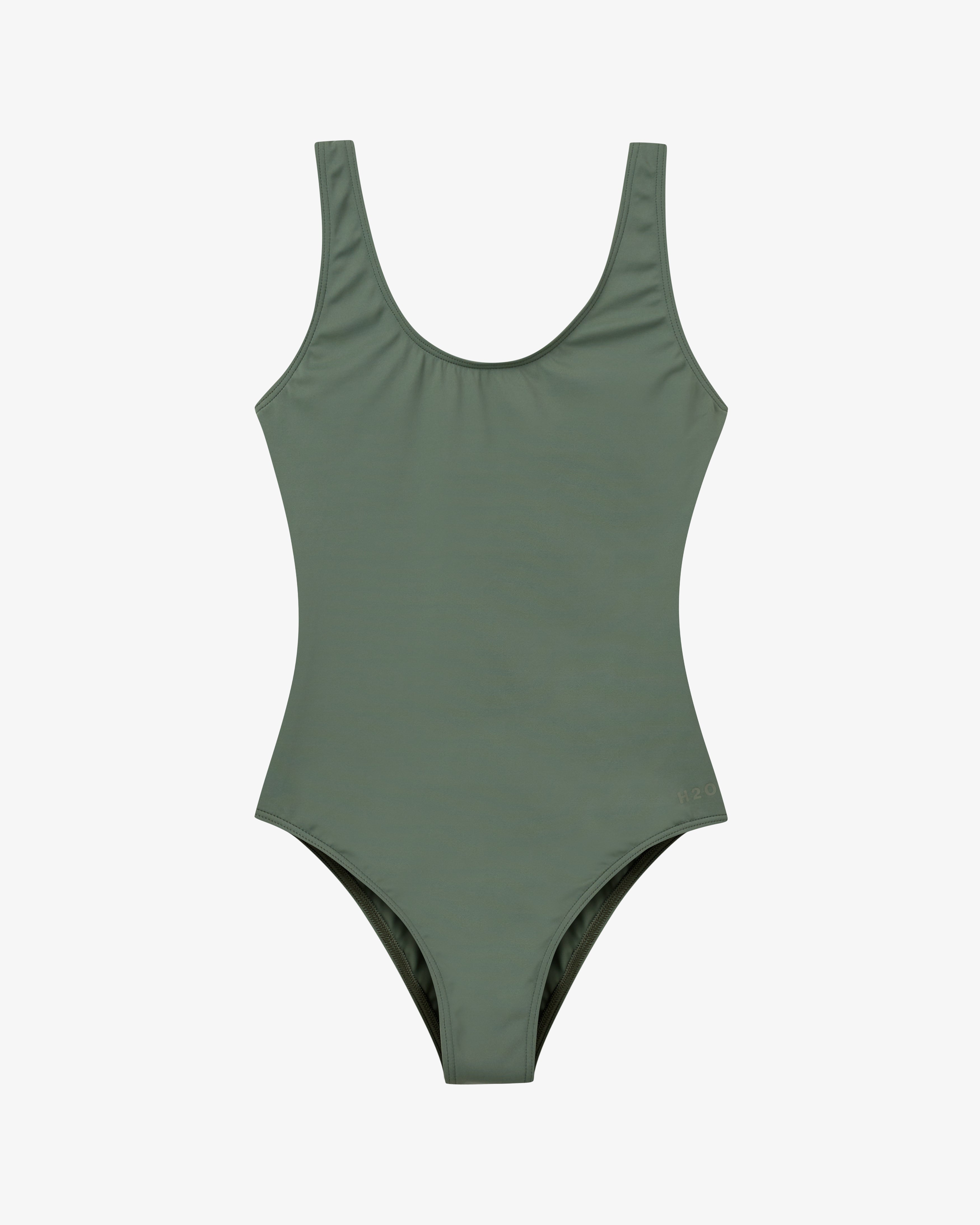 H2O Basic Tornø Badedragt Swim Wear 3020 Army