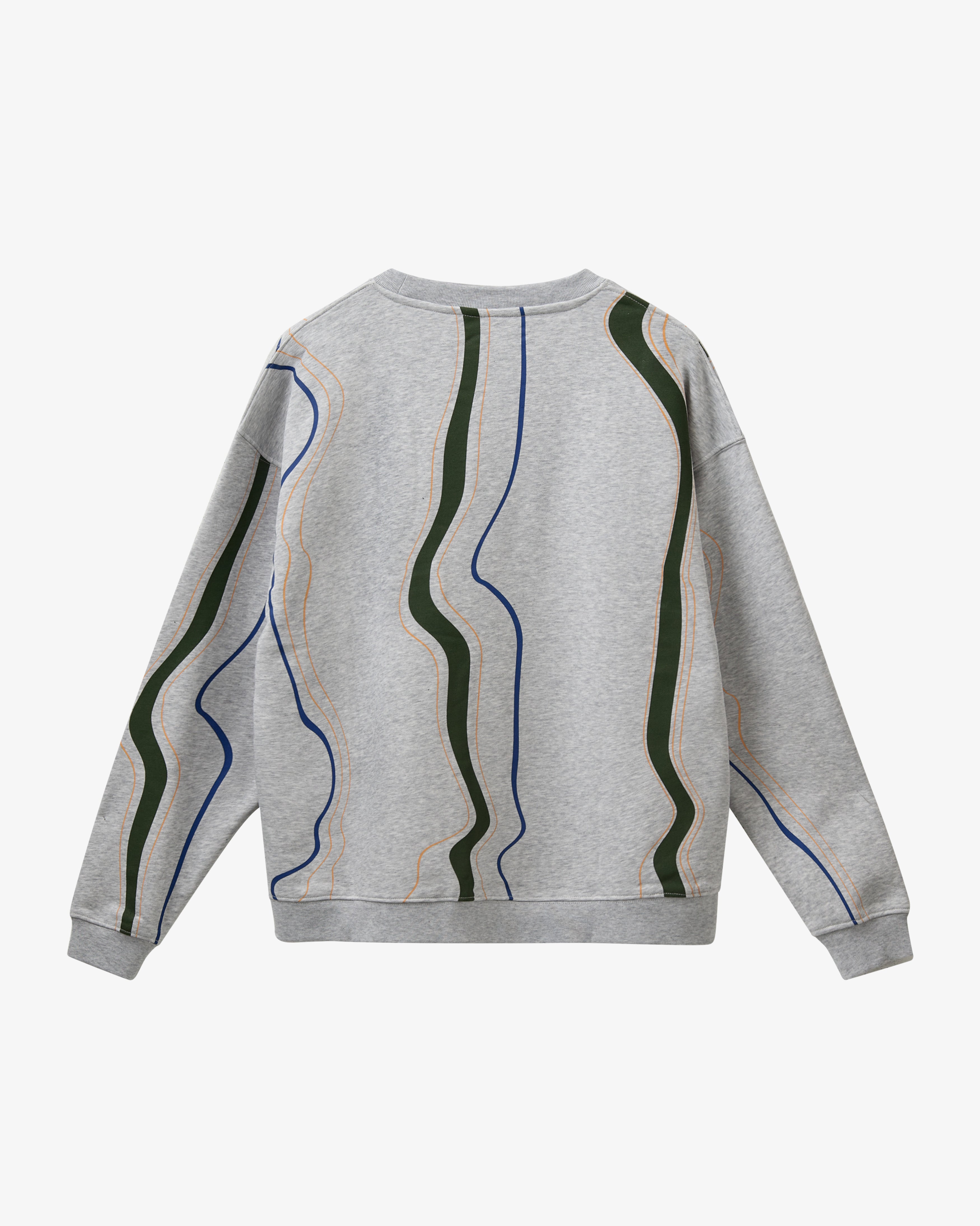 H2O Wave Sweat O'Neck Sweatshirt 1020 Lt. Grey Mel