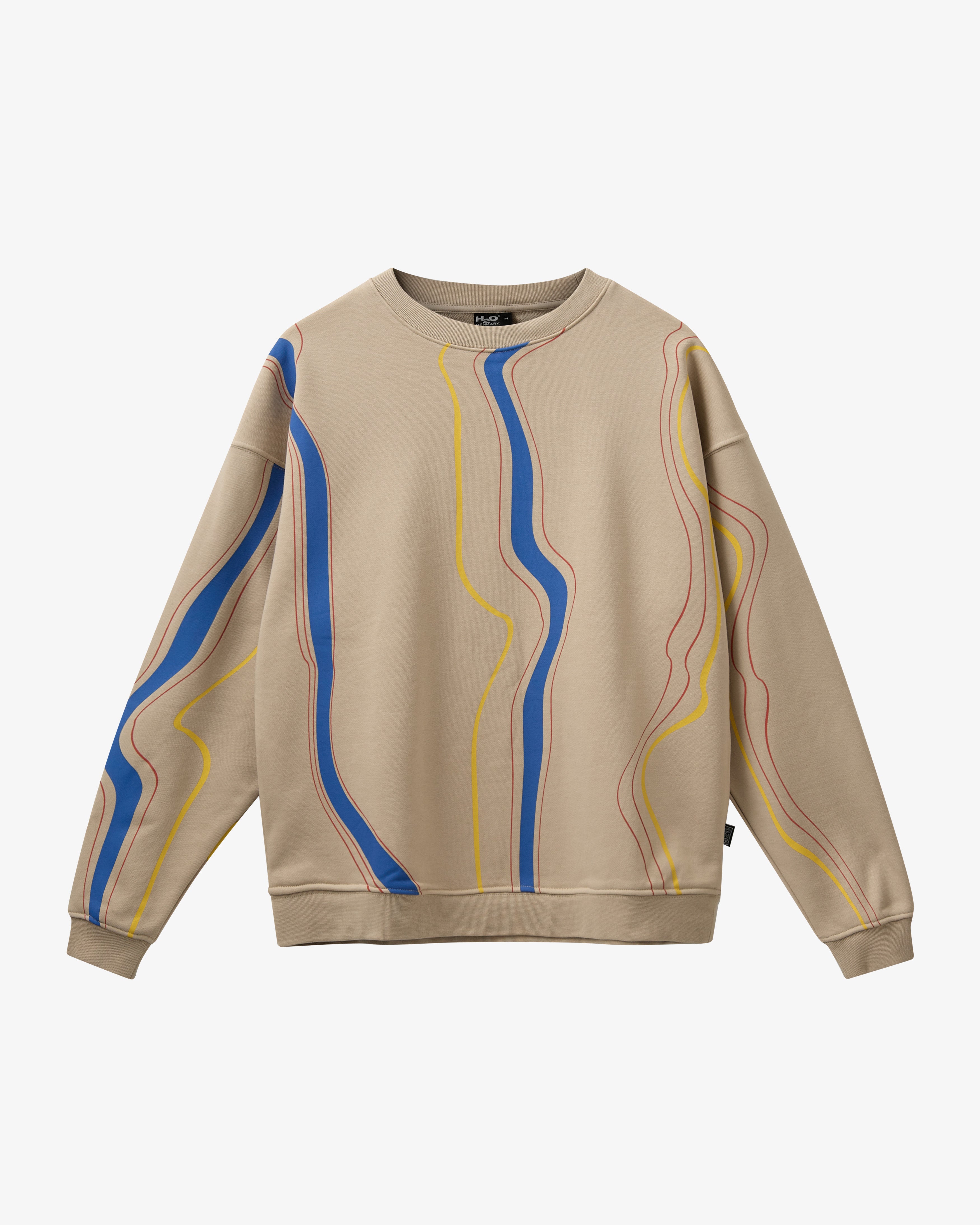 H2O Wave Sweat O'Neck Sweatshirt 1034 Warm Grey