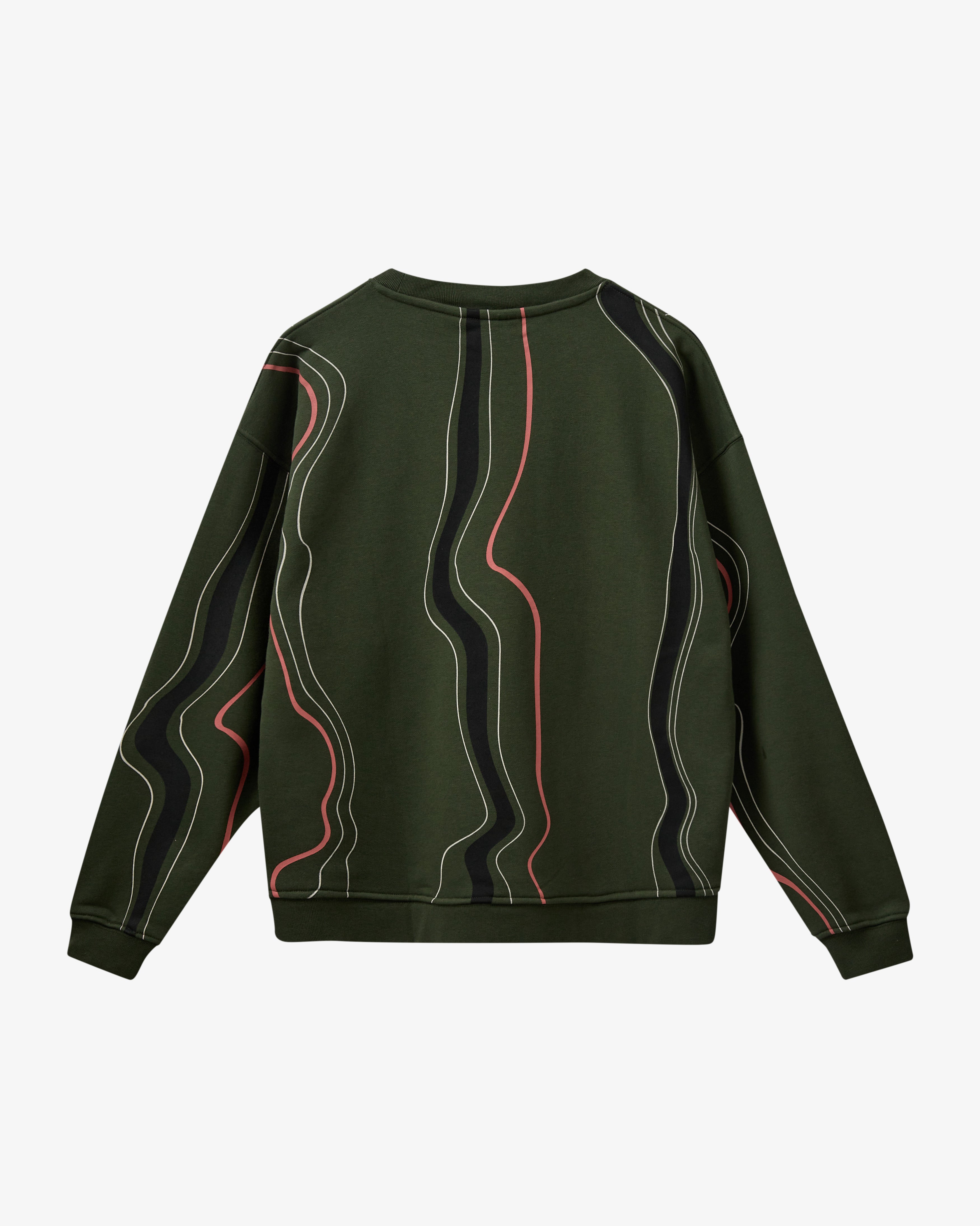 H2O Wave Sweat O'Neck Sweatshirt 3020 Army