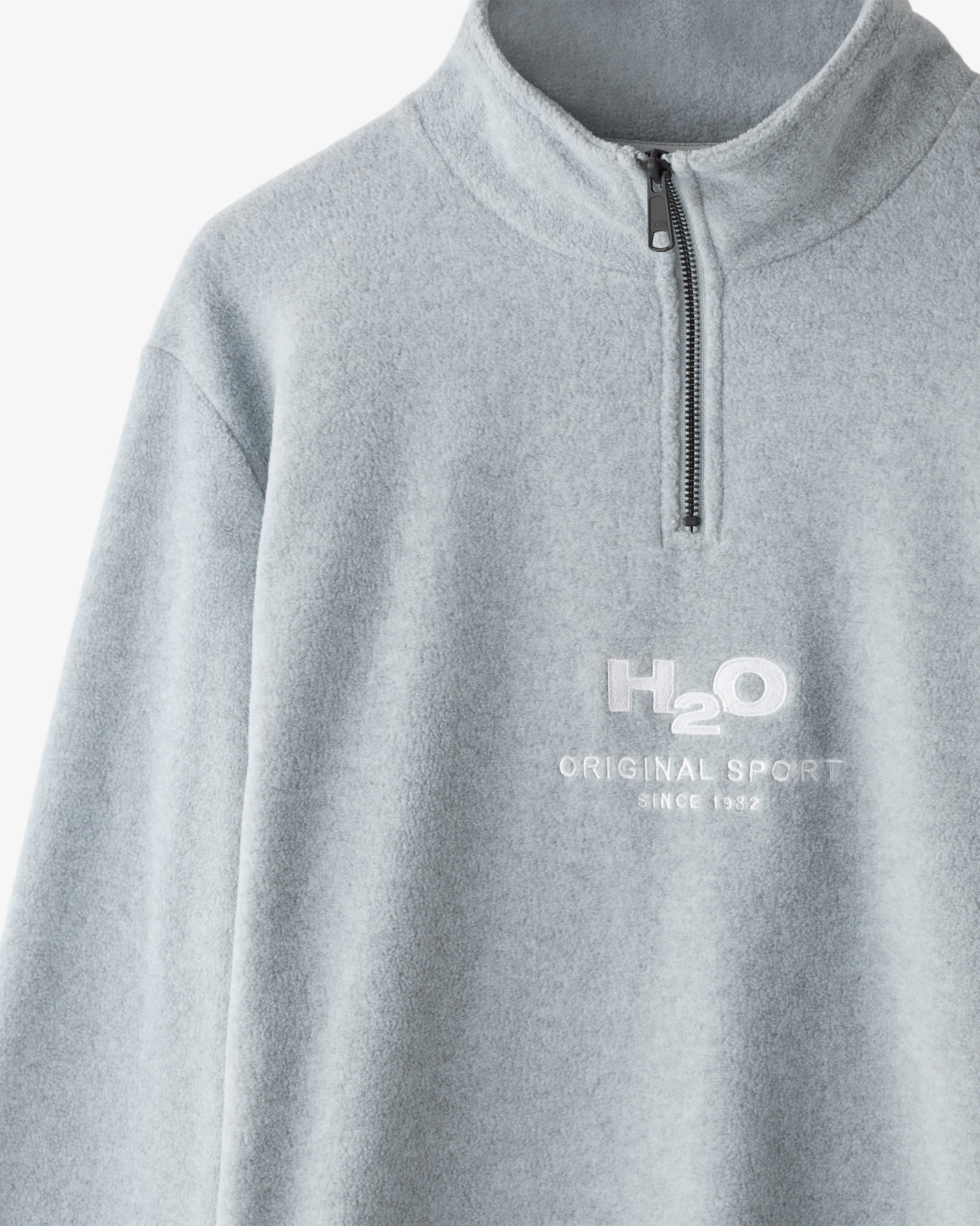 H2O Basic Blåvand 1/2 Zip Fleece Fleece 1020 Lt. Grey Mel