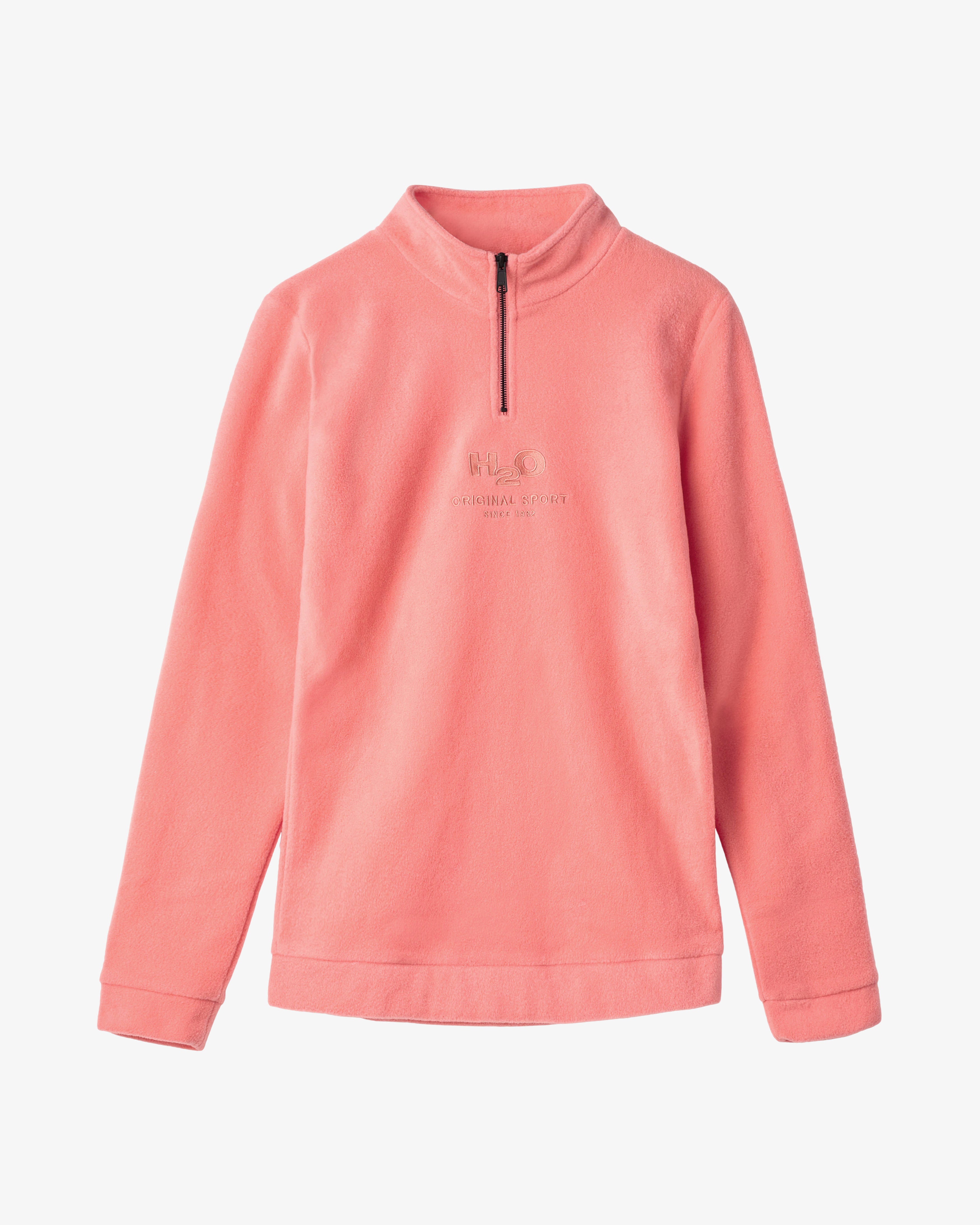 Blåvand 1/2 Zip Fleece - Coral