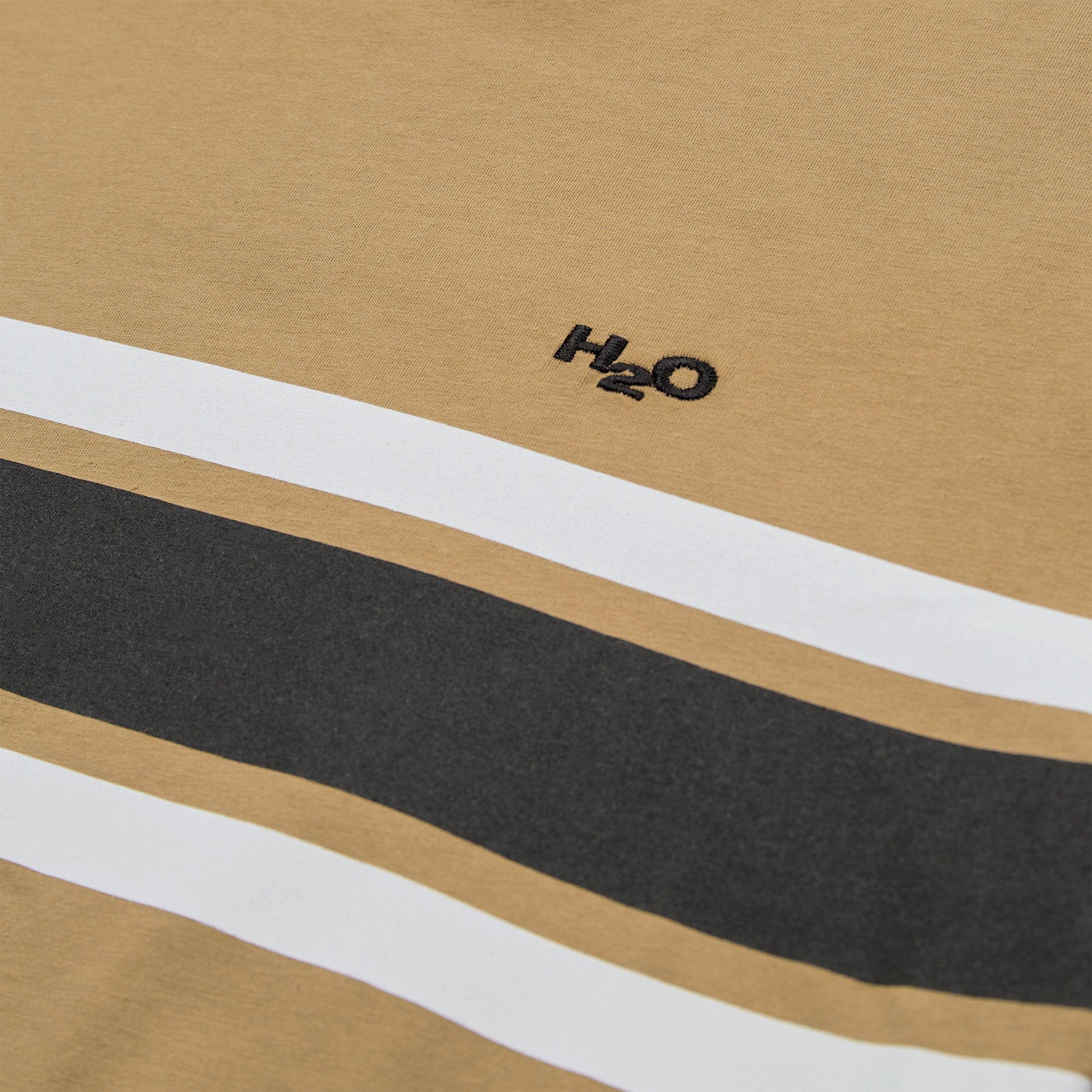 H2O Basic Gilleleje T-shirt T-Shirt 7845 Oak/White/Black