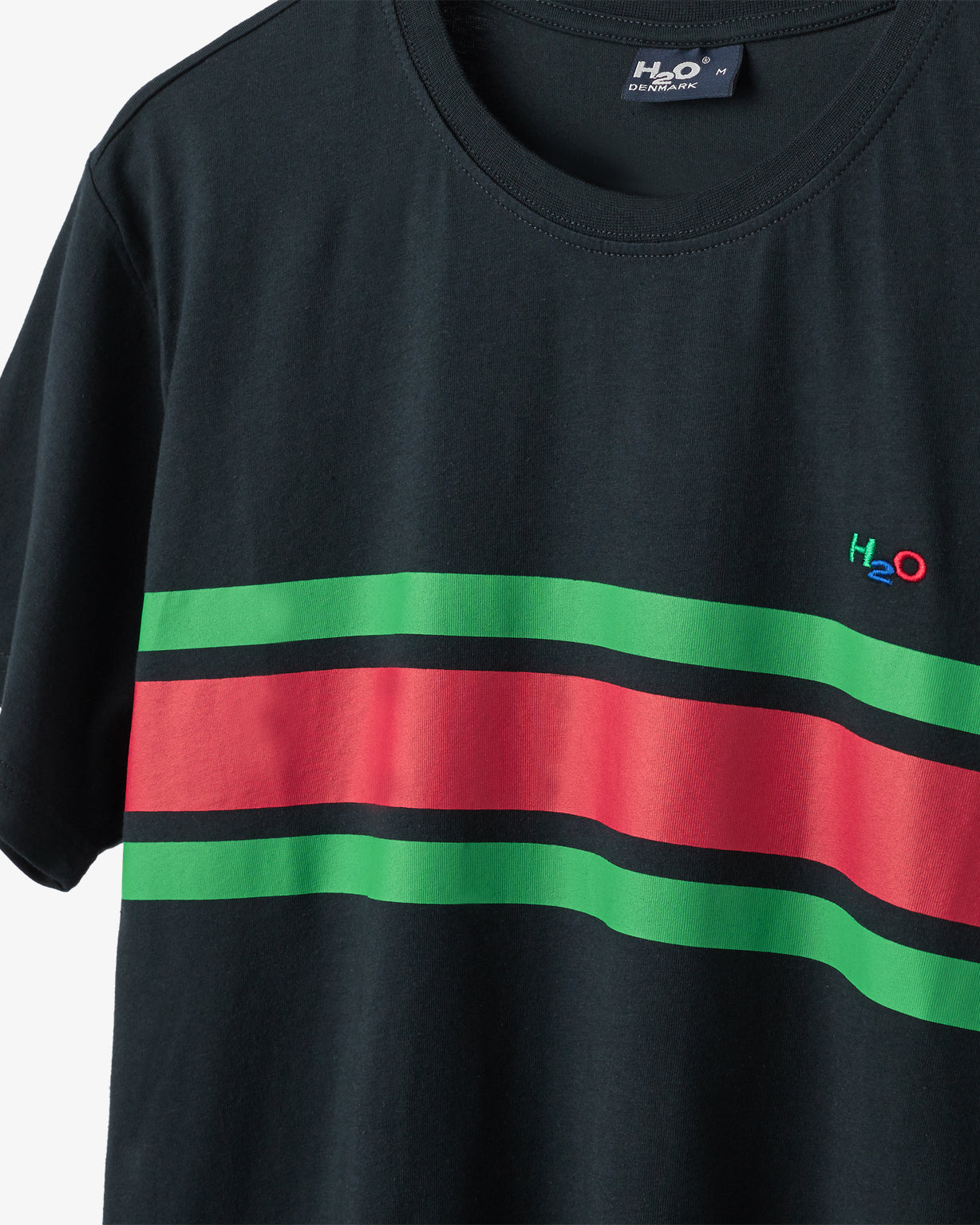 H2O Basic Gilleleje T-shirt T-Shirt 8410 Navy/Green/Red