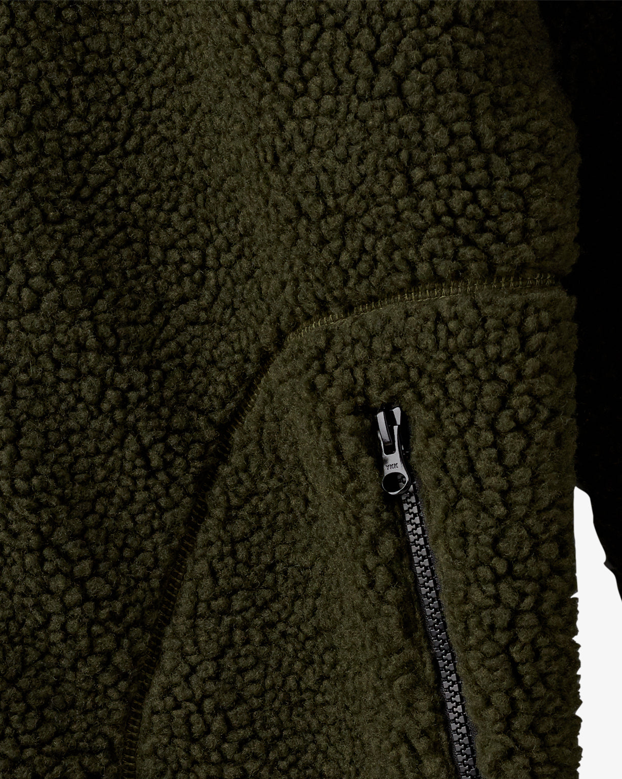 H2O Basic Langli Pile Hoodie Jacket 3020 Army