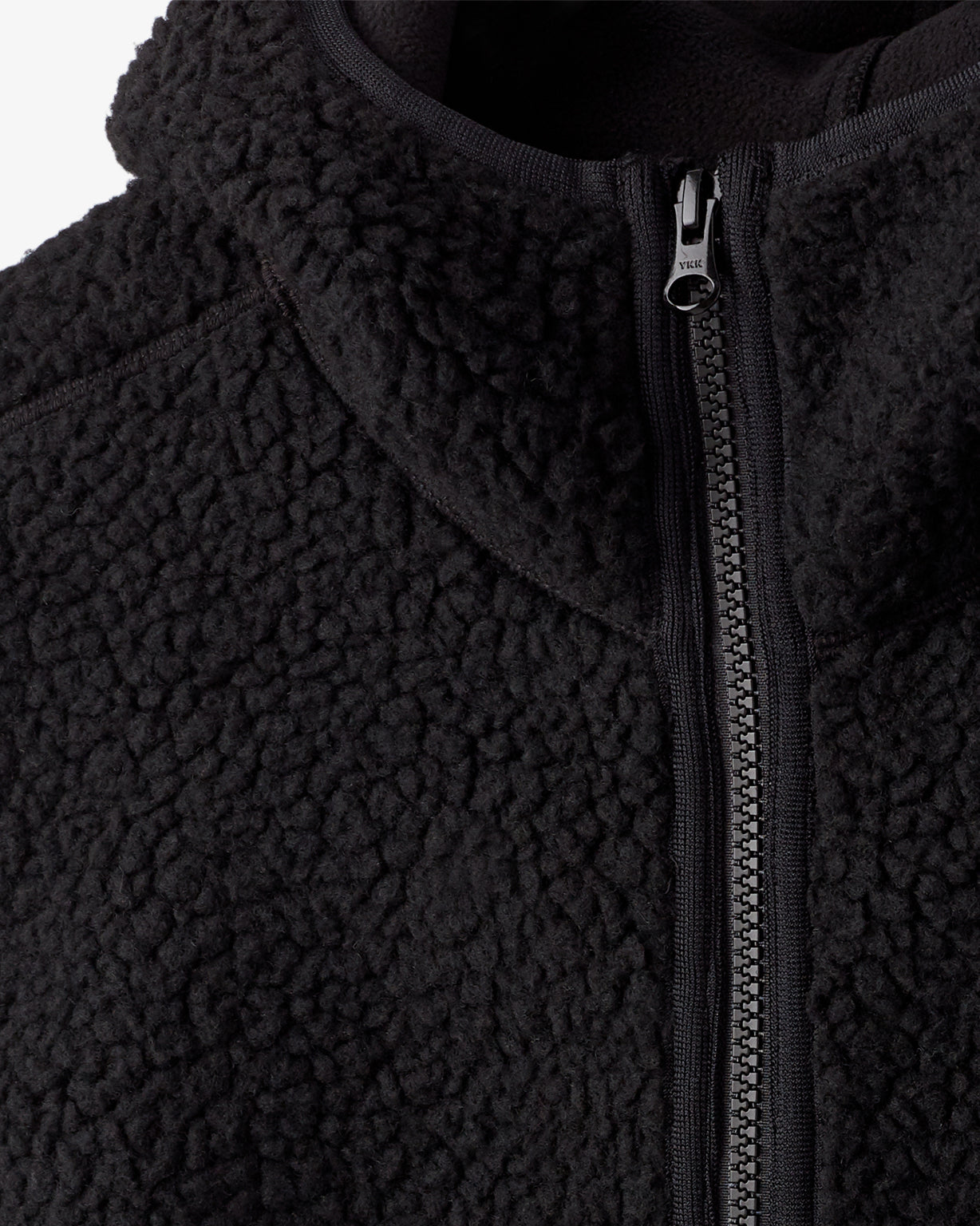 H2O Basic Langli Pile Hoodie Jacket 3500 Black