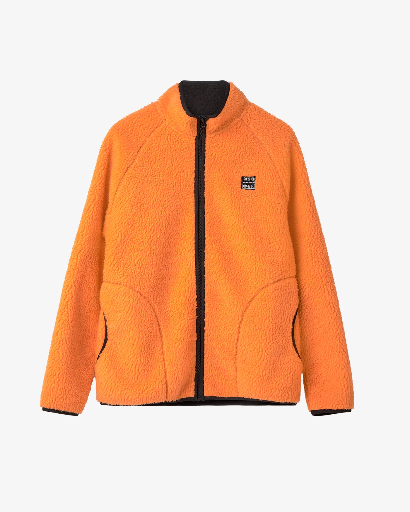 H2O Basic Langli Pile Jakke Jacket 2045 Oriole Orange