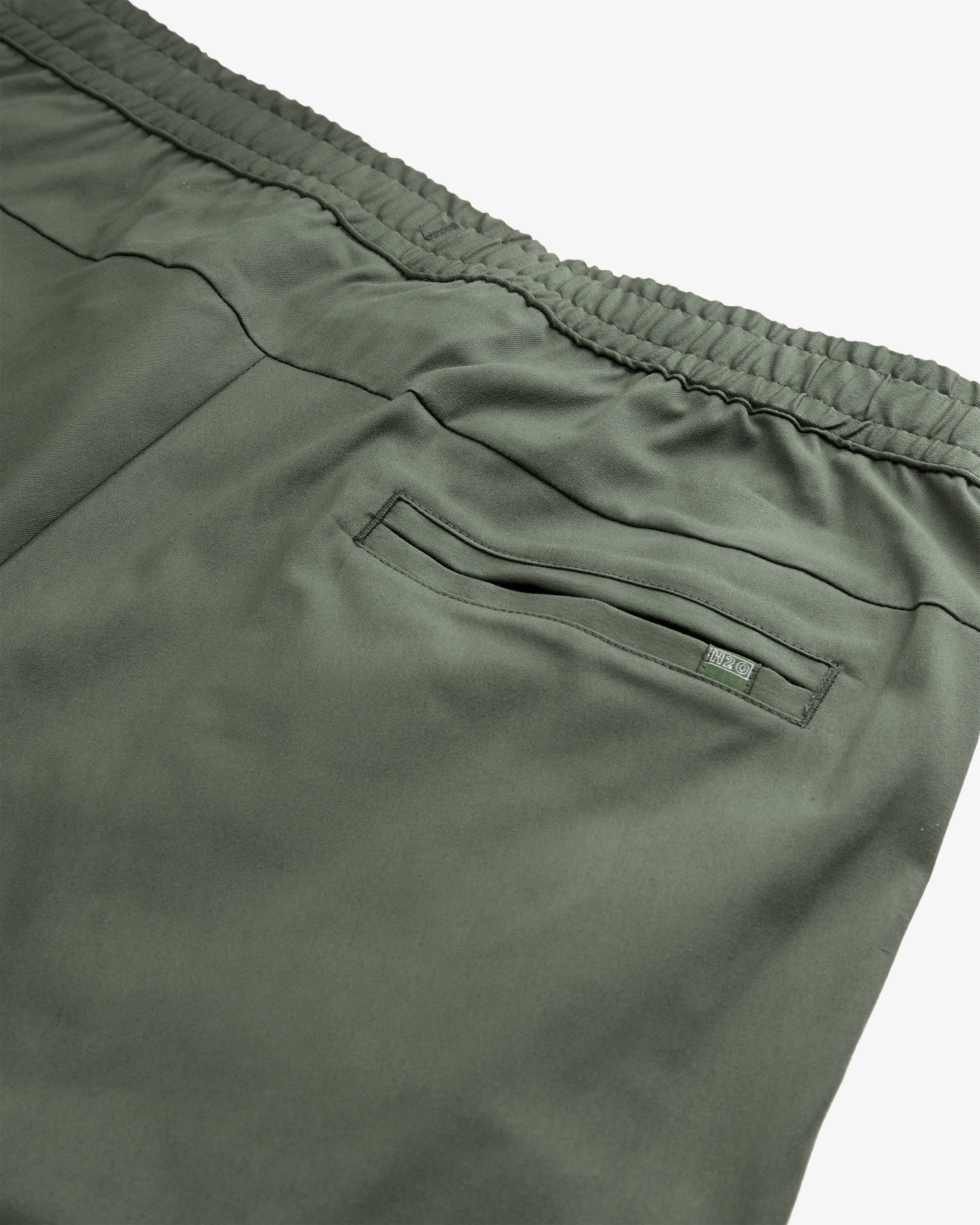 H2O Basic Skalø Straight Pants Pants 3023 Thyme Army