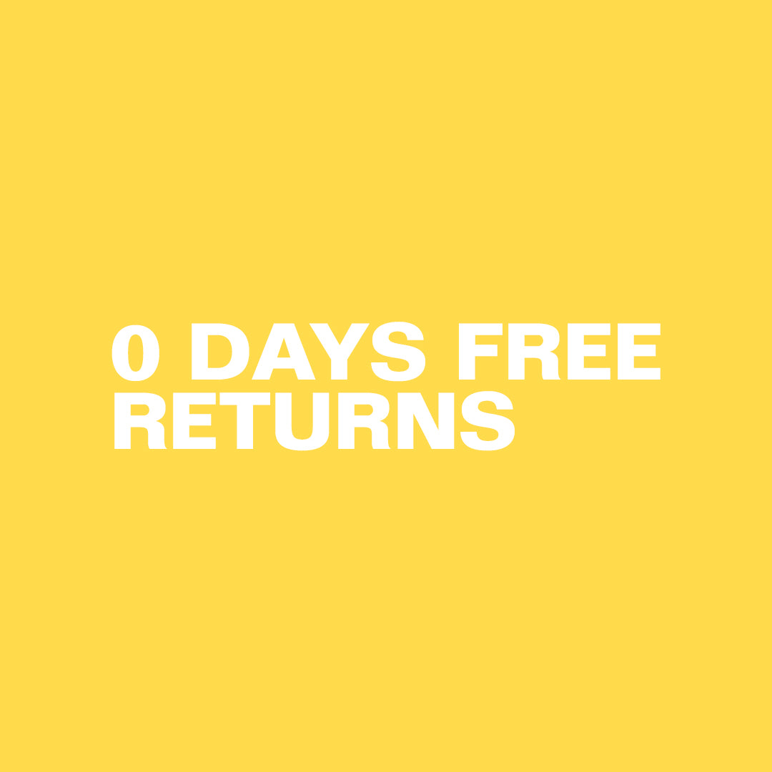 0 DAYS FREE RETURN