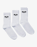 H2O Basic 3-Pak Strømpe Socks 1000 White