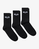 H2O Basic 3-Pak Strømpe Socks 3500 Black