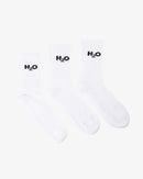 H2O Basic 3-pak Strømpe Socks 1000 White