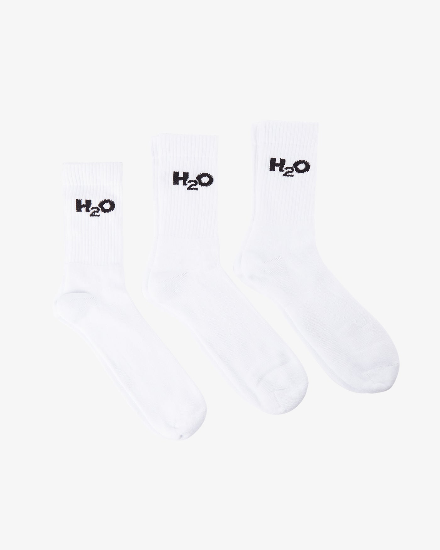 H2O Basic 3-pak Strømpe Socks 1000 White