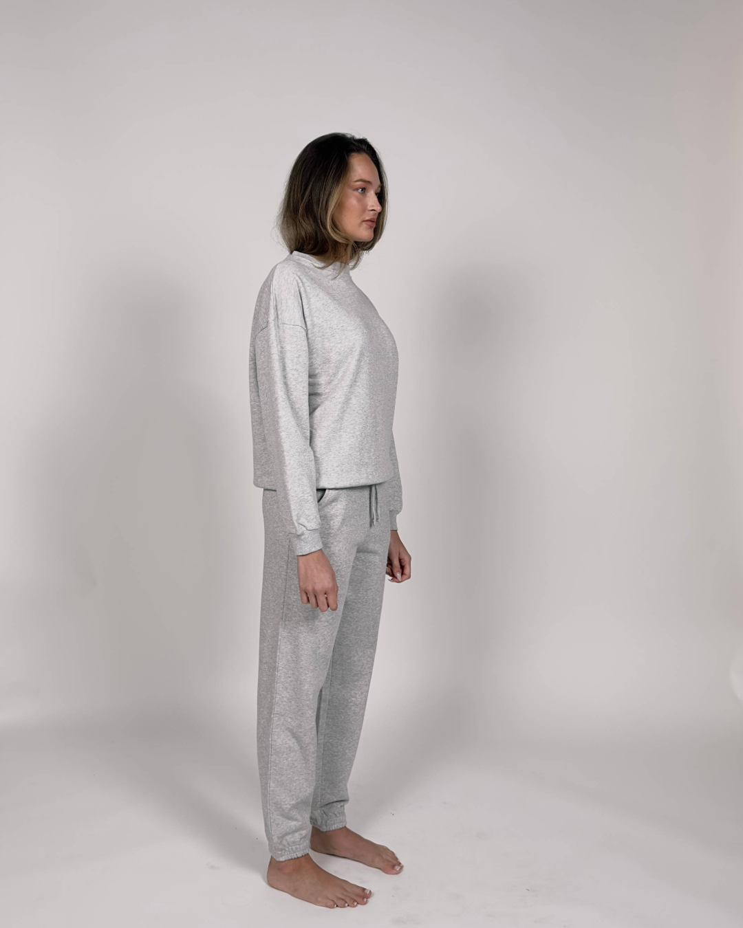 H2O Basic Base Sweat Wmn Sweatshirt 1020 Lt. Grey Mel