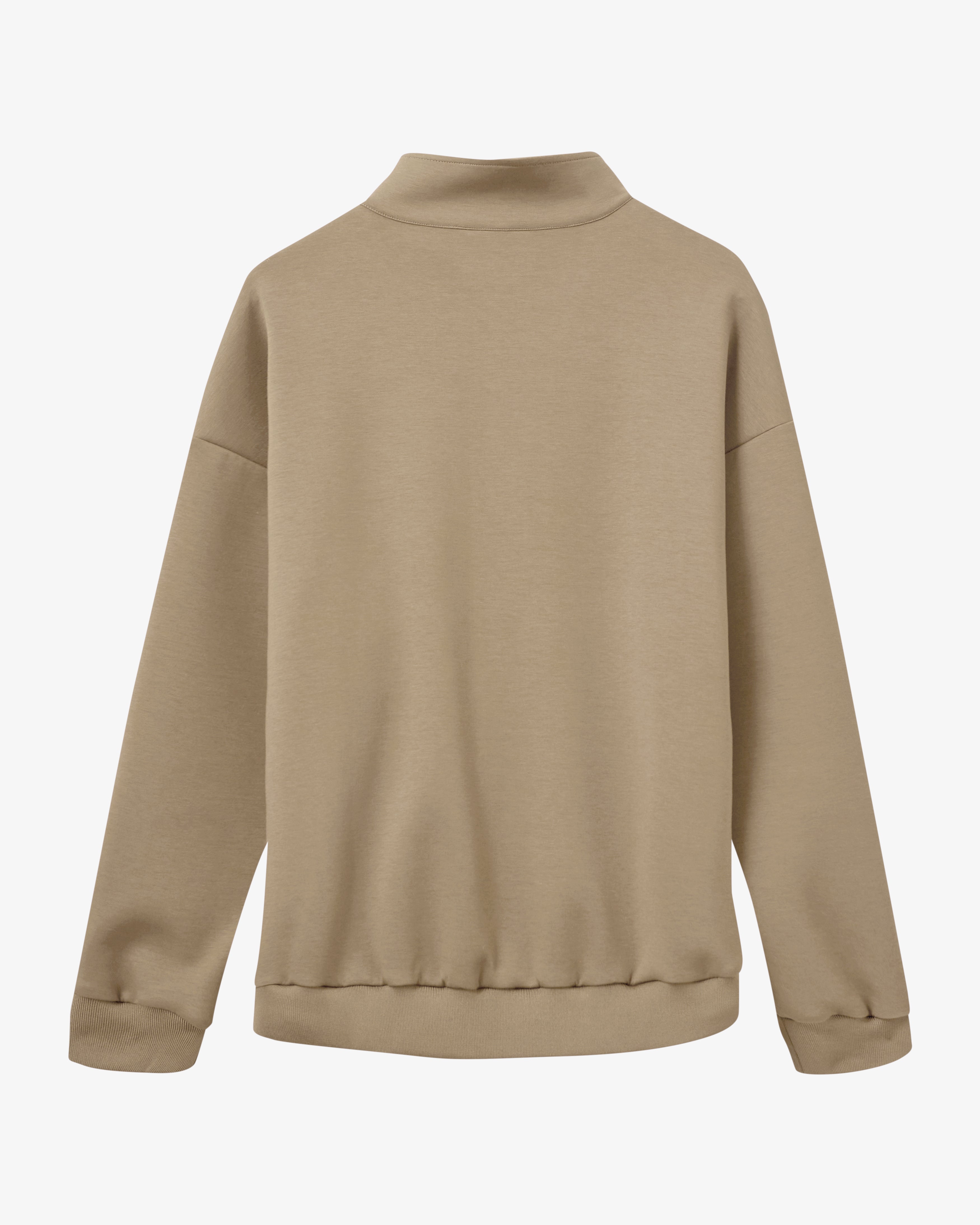 Birkholm Essential Midlayer 1/2 Zip - Warm Grey
