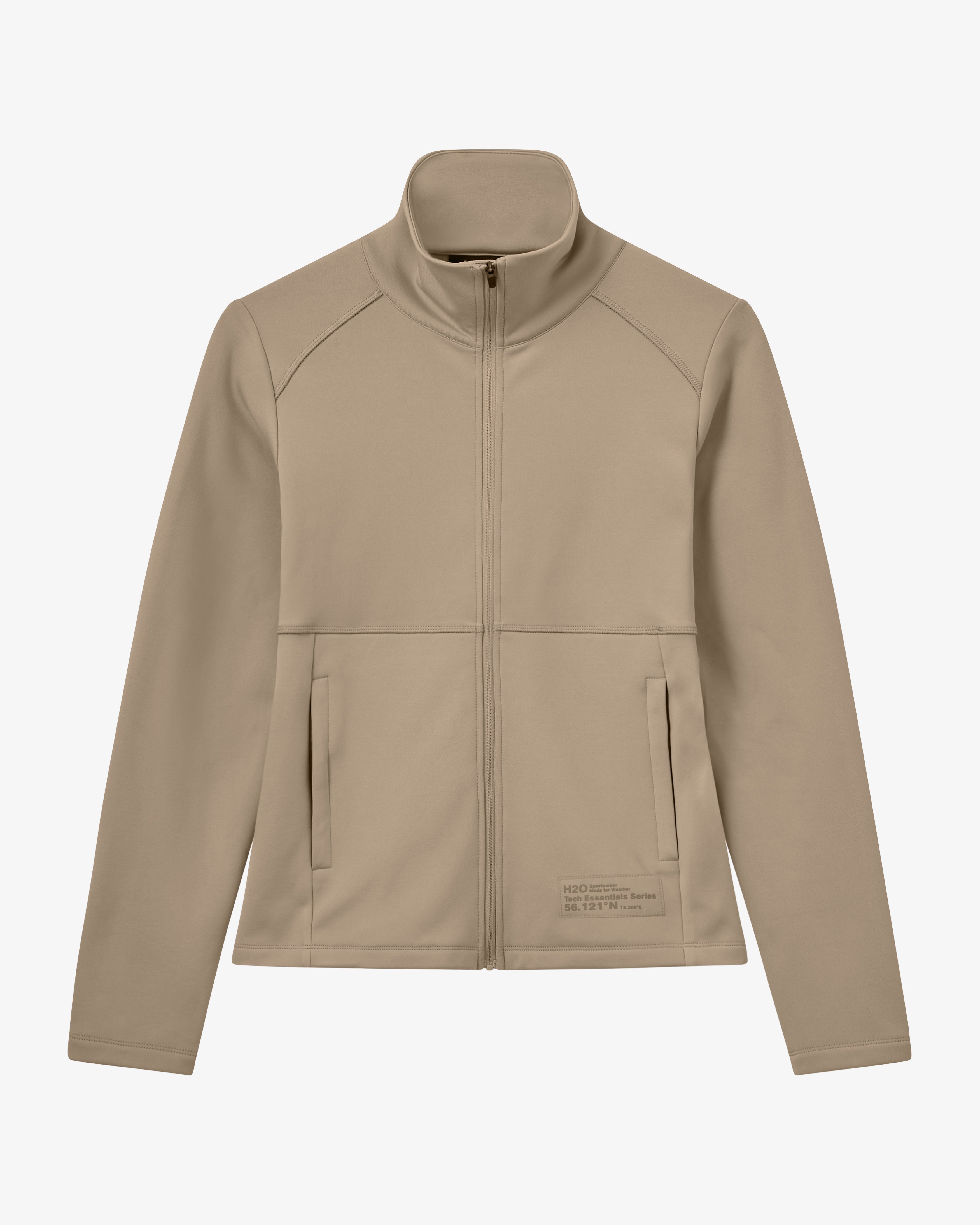 H2O Select Birkholm Essential Midlayer Woman Full Zip Jacket 1034 Warm Grey
