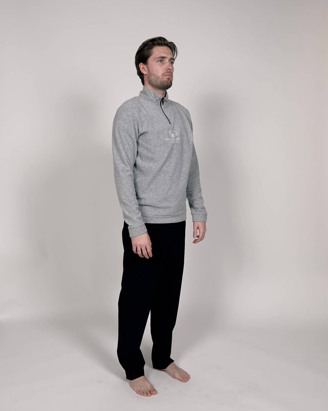 H2O Basic Blåvand 1/2 Zip Fleece Fleece 1020 Lt. Grey Mel