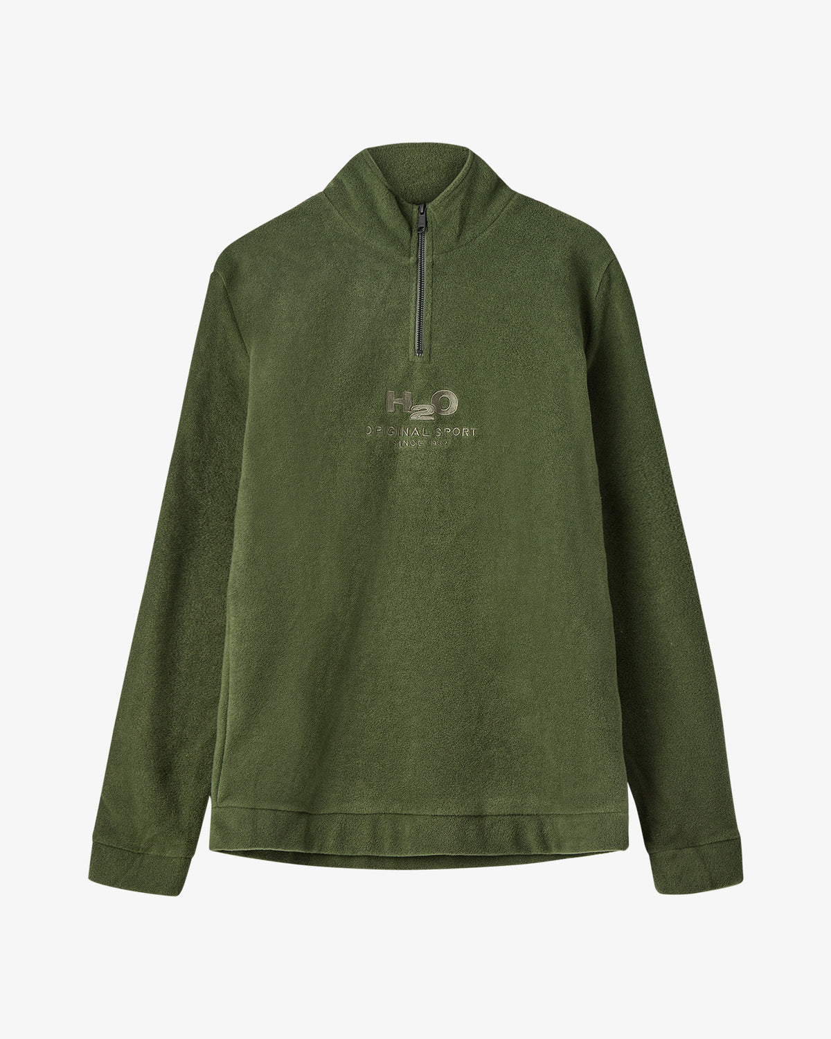 H2O Basic Blåvand 1/2 Zip Fleece Fleece 3020 Army