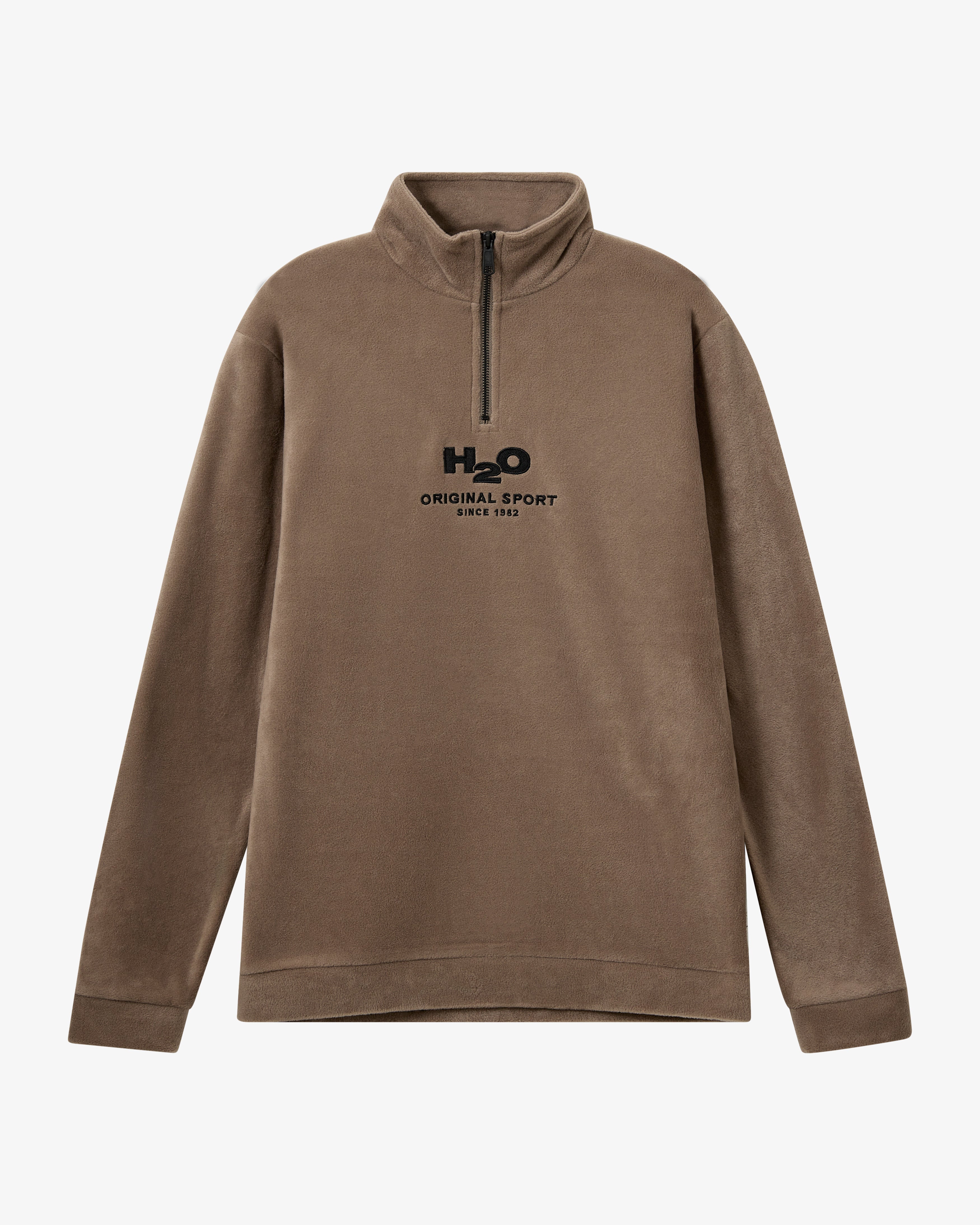 Blåvand 1/2 Zip Fleece - Dusty Oak