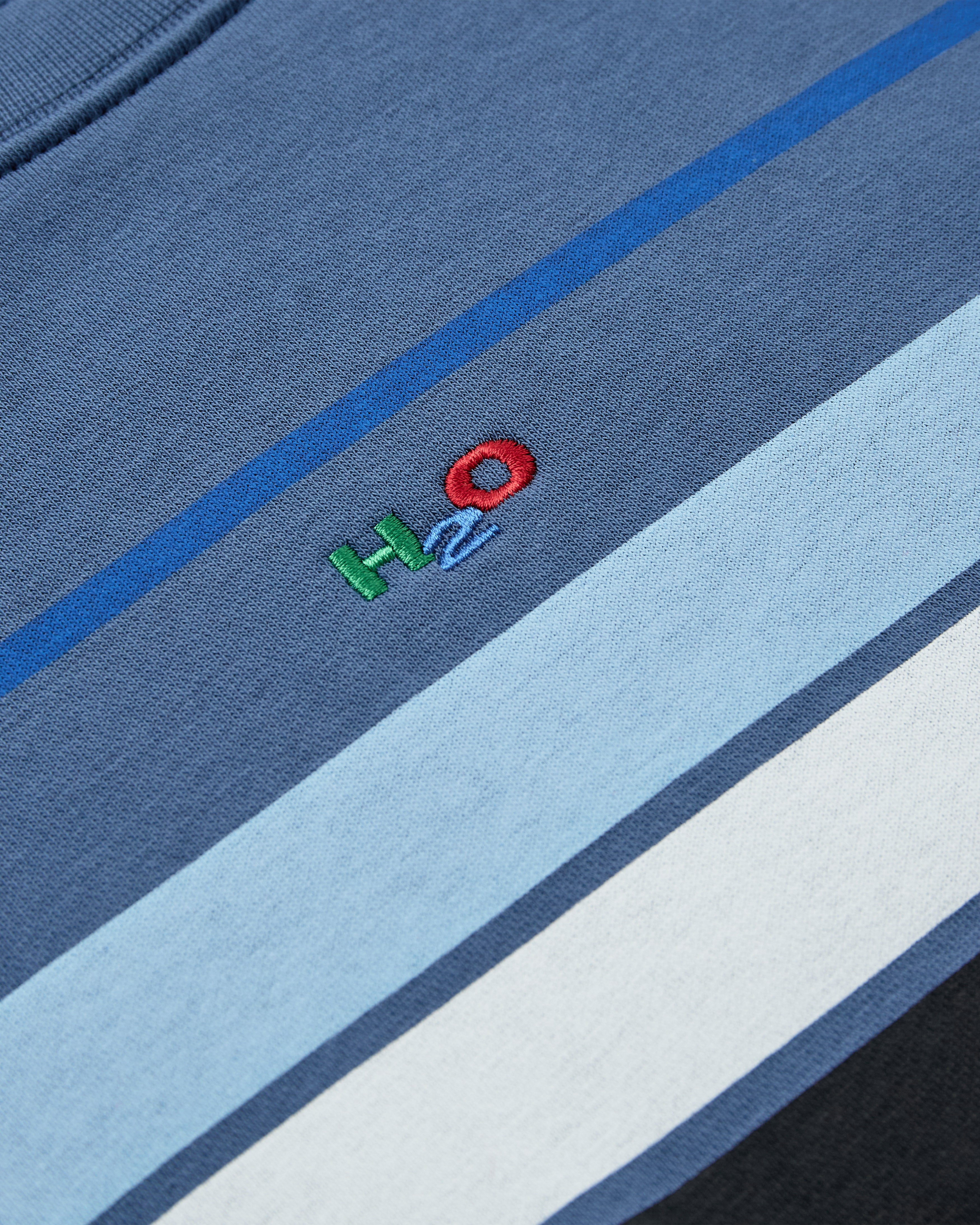 H2O Basic Classic Sweat O'neck Sweatshirt 2506 Indigo Blue