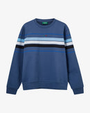 H2O Basic Classic Sweat O'neck Sweatshirt 2506 Indigo Blue