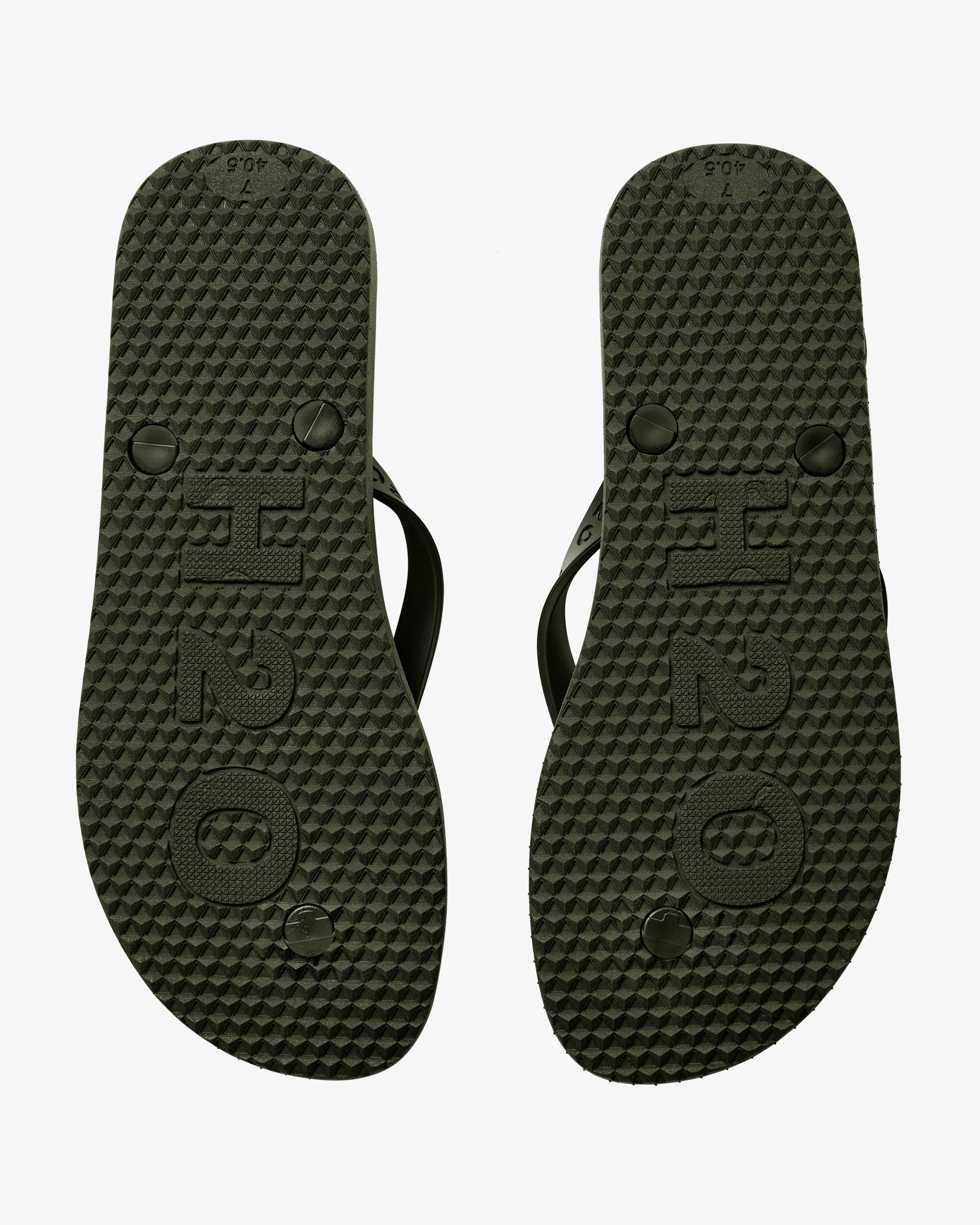 Black flip flops online