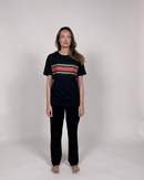 H2O Basic Gilleleje T-shirt T-Shirt 8410 Navy/Green/Red