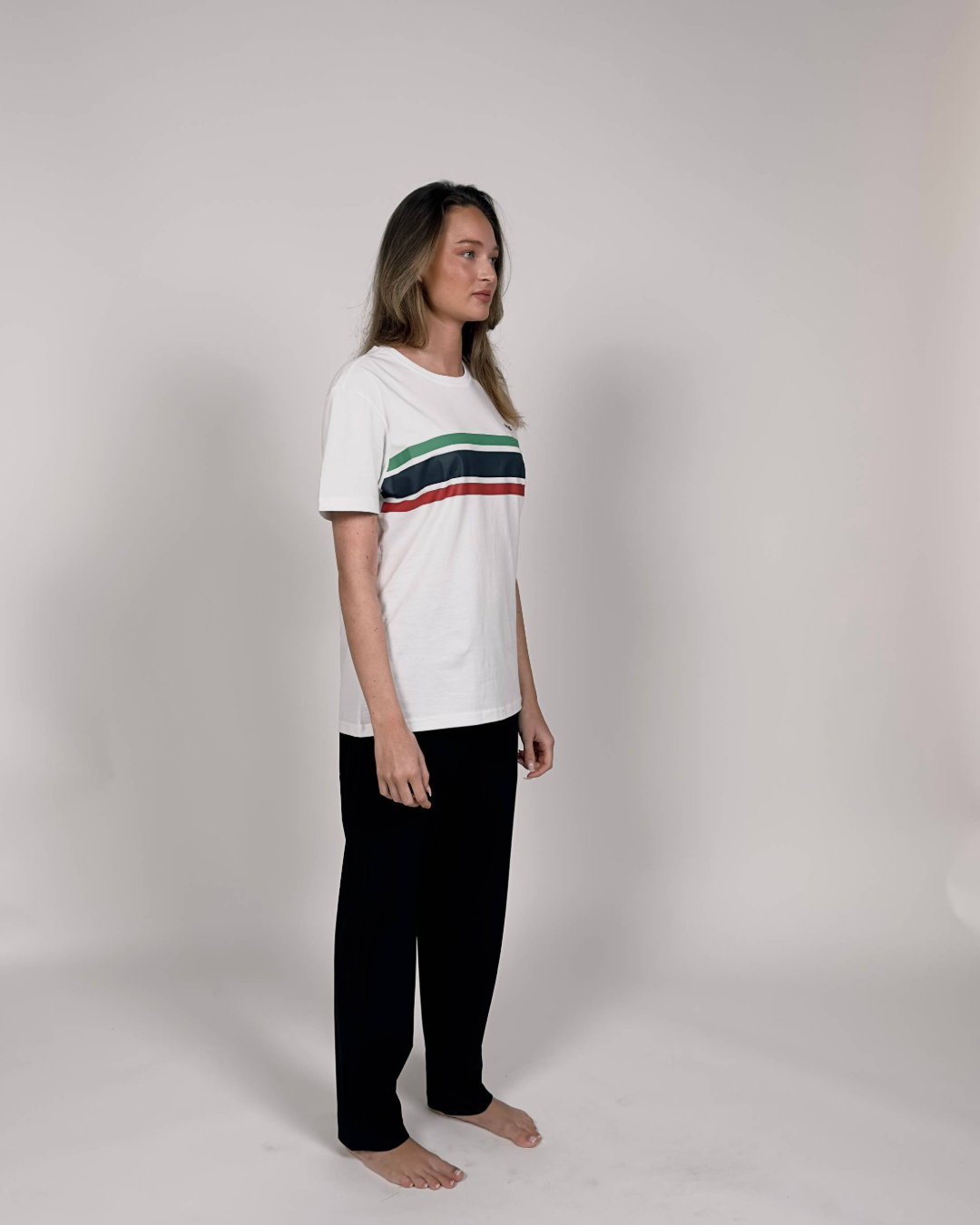 H2O Basic Gilleleje T-shirt T-Shirt 8470 White/Green/Red/Navy