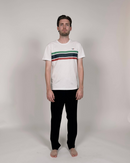 H2O Basic Gilleleje T-shirt T-Shirt 8470 White/Green/Red/Navy