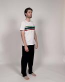 H2O Basic Gilleleje T-shirt T-Shirt 8470 White/Green/Red/Navy