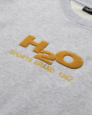 H2O H2O Logo Sweat Sweatshirt 6083 Lt. Grey Mel/Apricot