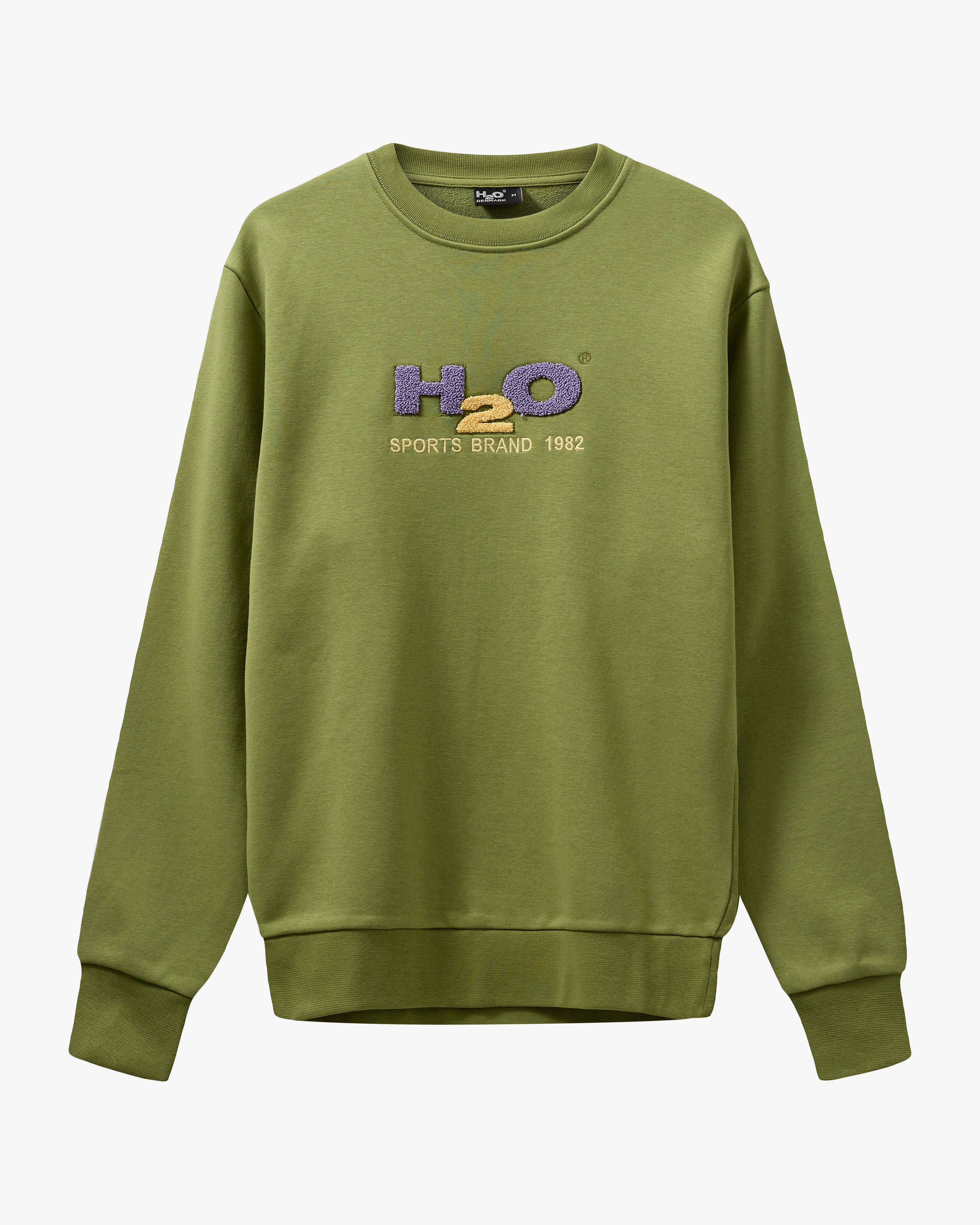 H2O H2O Logo Sweat Sweatshirt 7475 Grasshopper/Lilac/Lemon