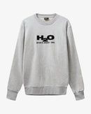 H2O H2O Logo Sweat Sweatshirt 7620 Lt. Grey Mel/Black