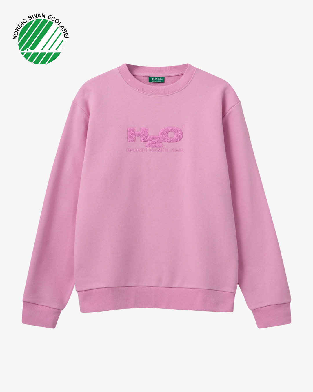 H2O Logo Sweat - Flamingo