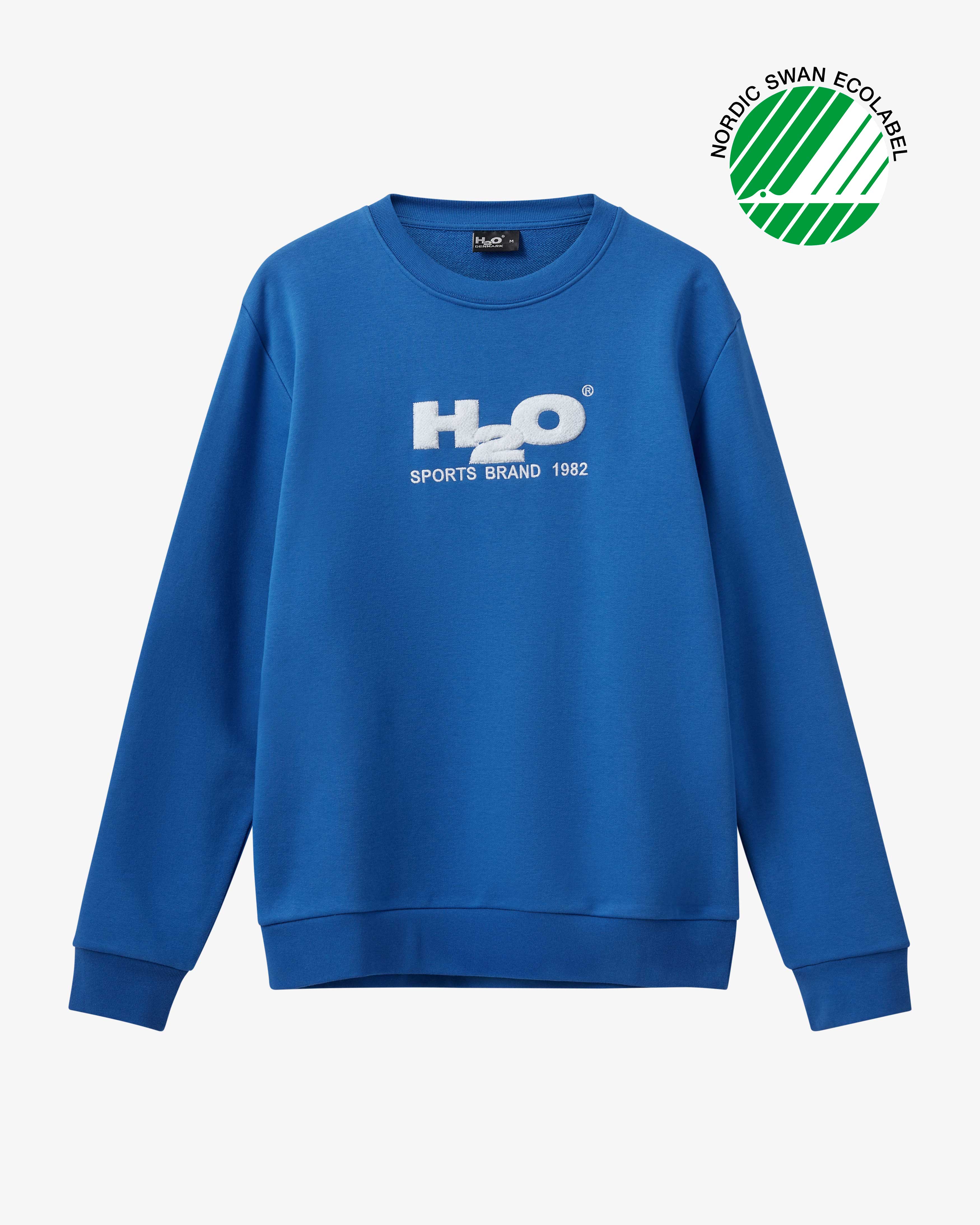 H2O H2O Logo Sweat Sweatshirt 7010 Blue/White