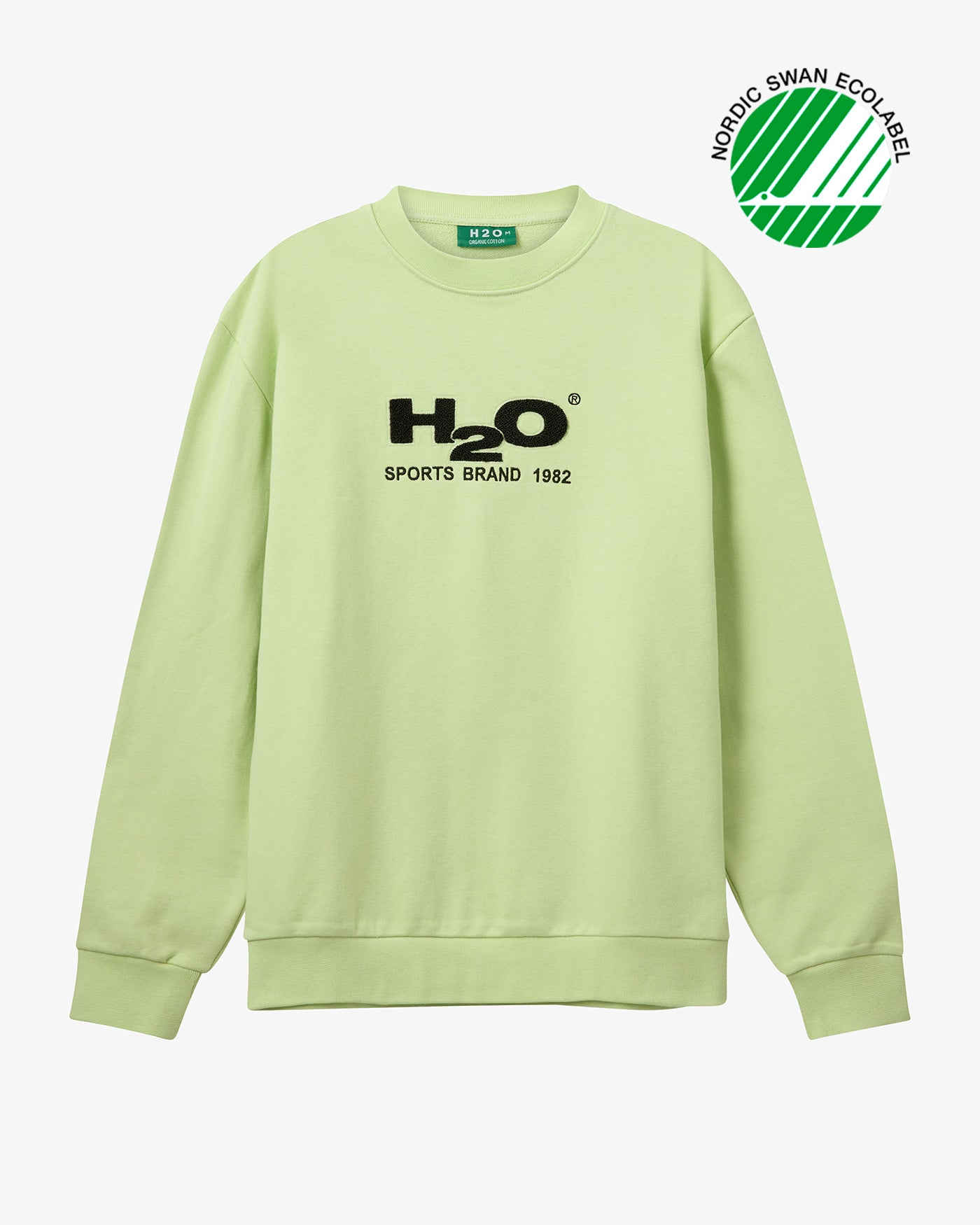 H2O Logo Sweat - Lime/Army