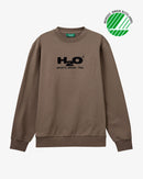 H2O H2O Logo Sweat Sweatshirt 7067 Dusty Oak/Navy