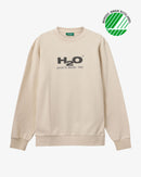 H2O H2O Logo Sweat Sweatshirt 7069 Chalk/Grey