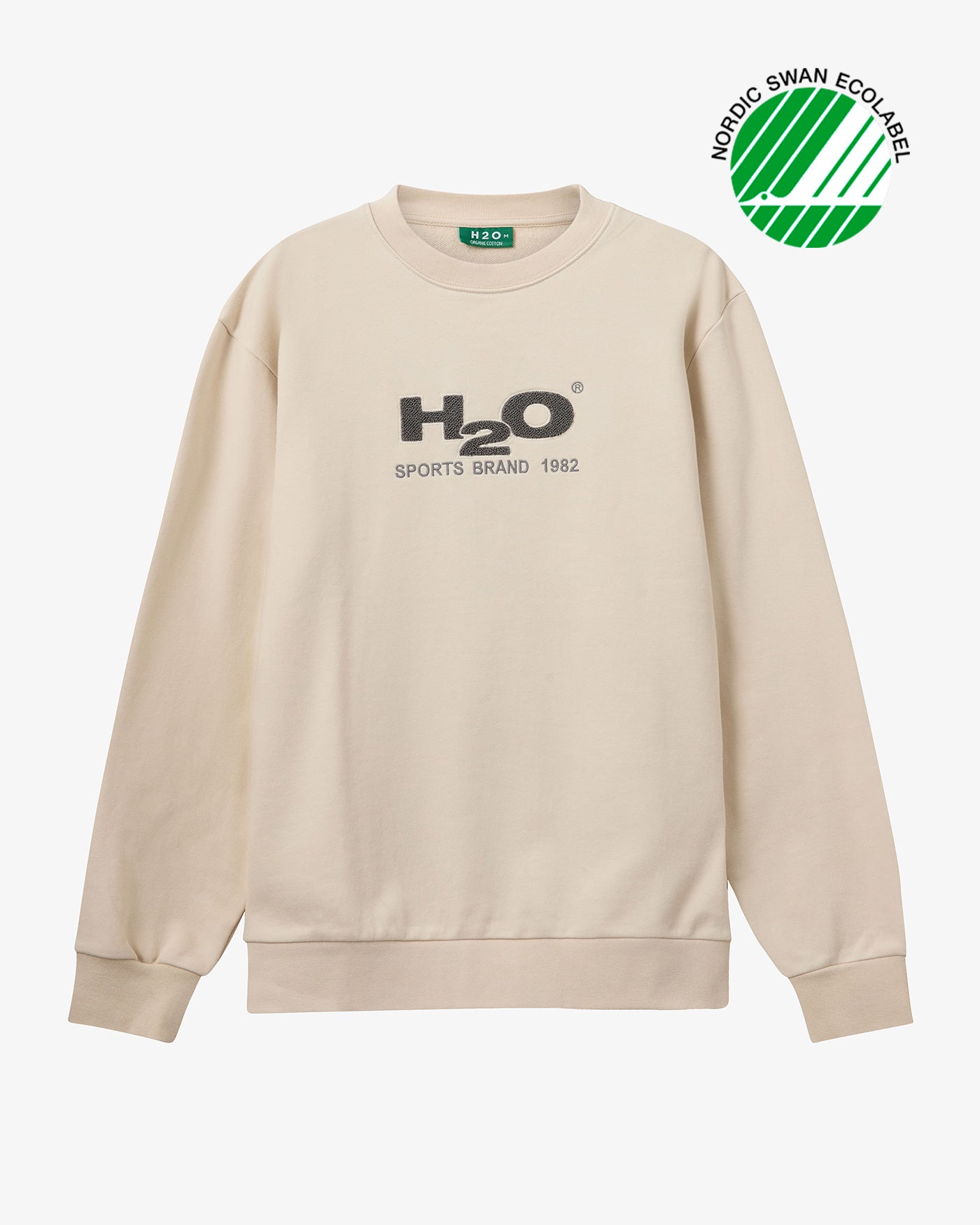 H2O Basic H2O Logo Sweat Sweatshirt 7069 Chalk/Grey