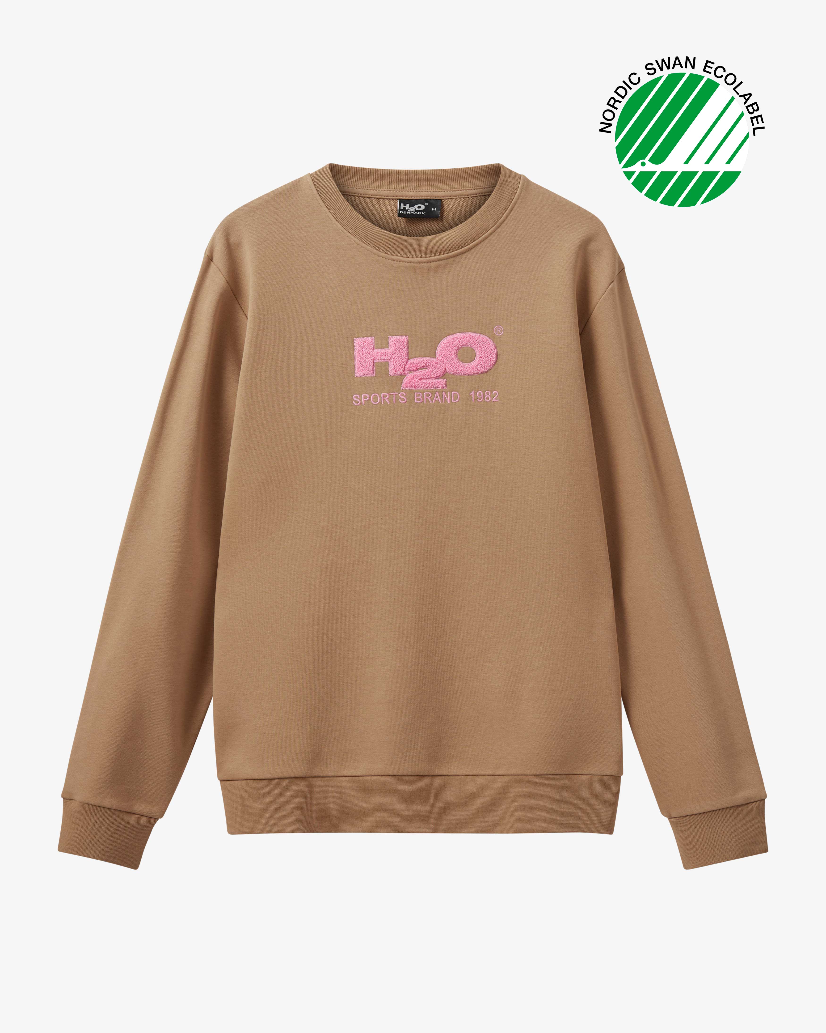 H2O H2O Logo Sweat Sweatshirt 7255 Oak/Flamingo