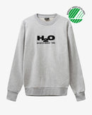 H2O Basic H2O Logo Sweat Sweatshirt 7620 Lt. Grey Mel/Black