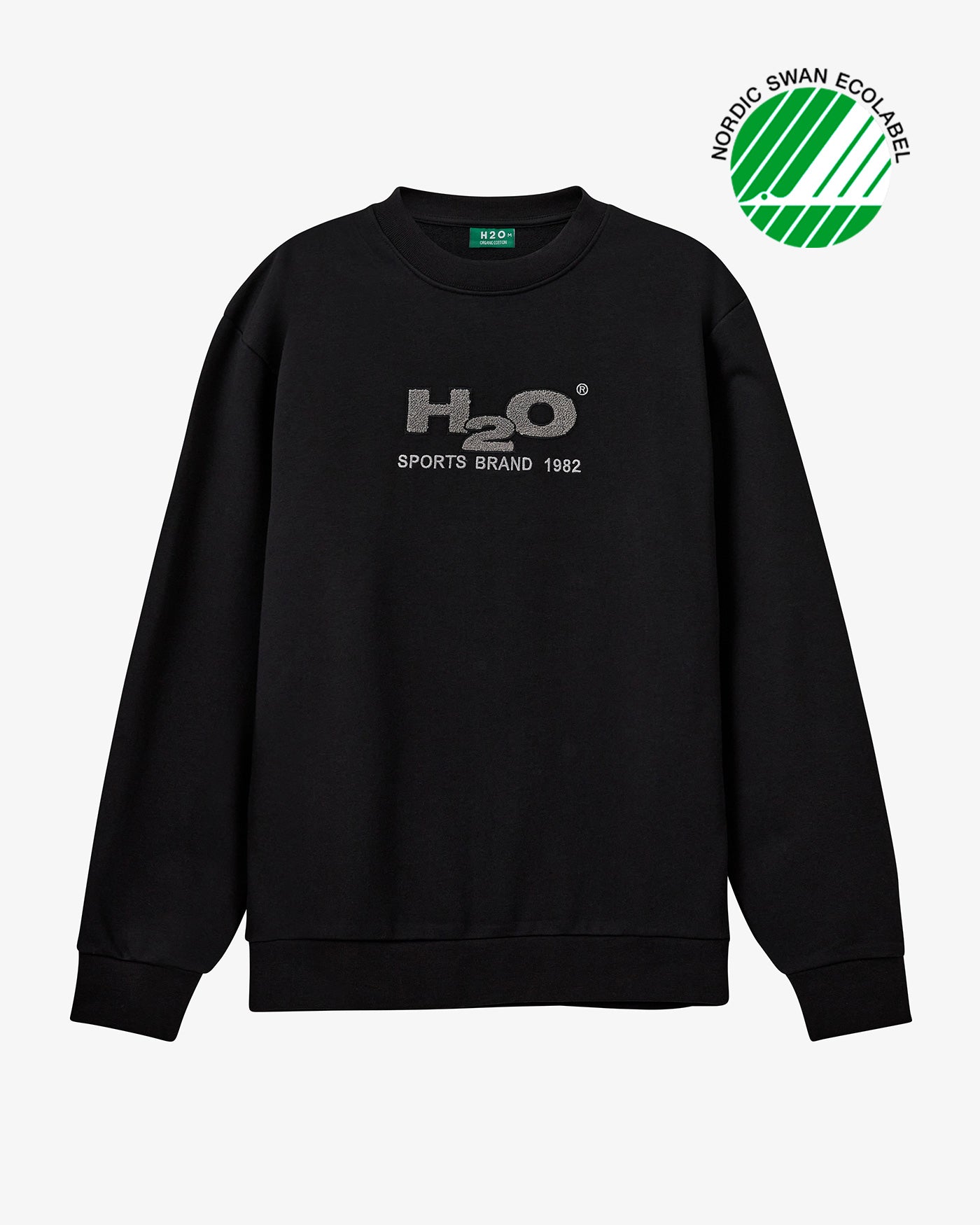 H2O Logo Sweat - Black/Grey