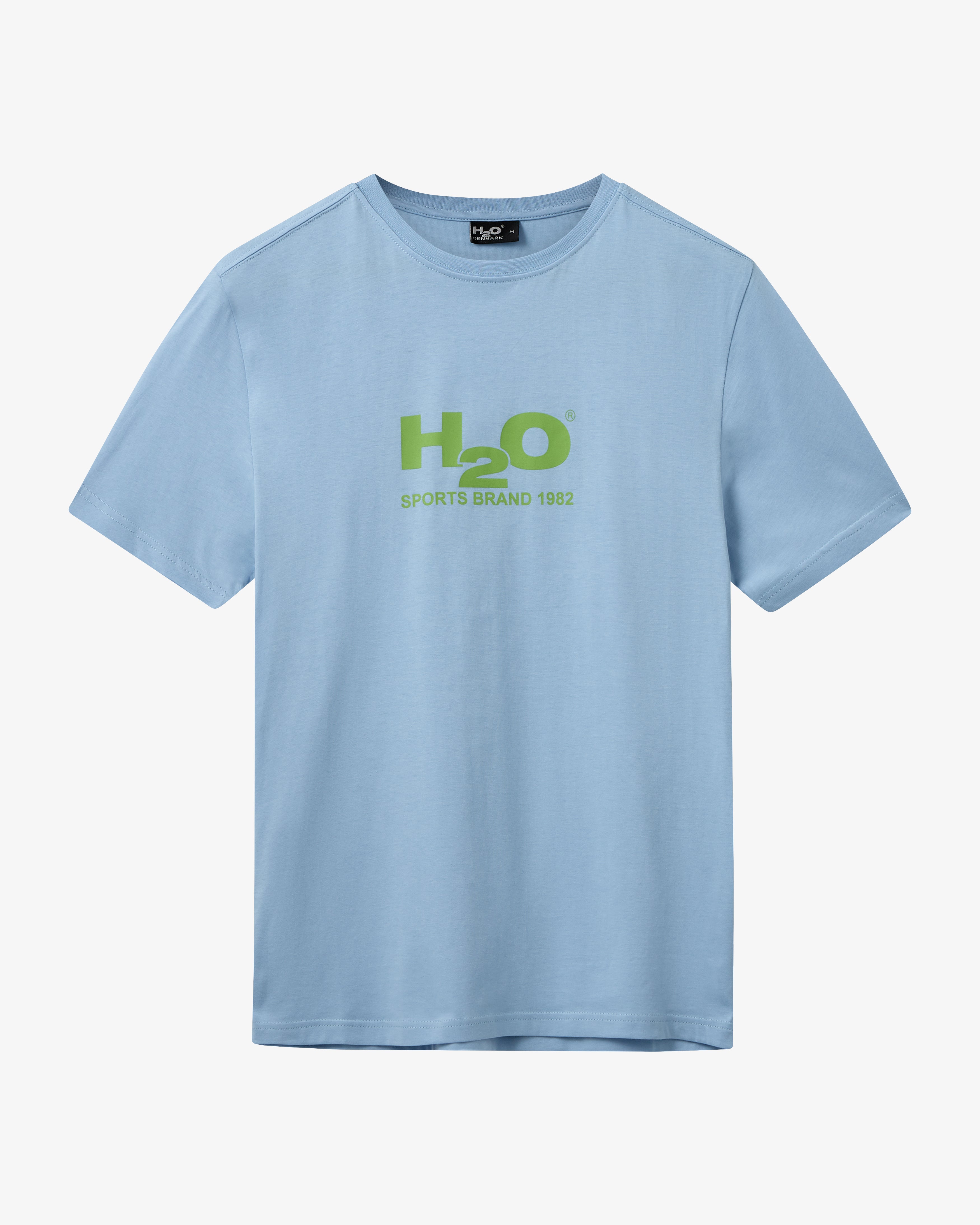 H2O Logo T-Shirt – Babyblau