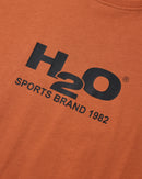 H2O H2O Logo Tee T-Shirt 6086 Autumn Leaf/Navy