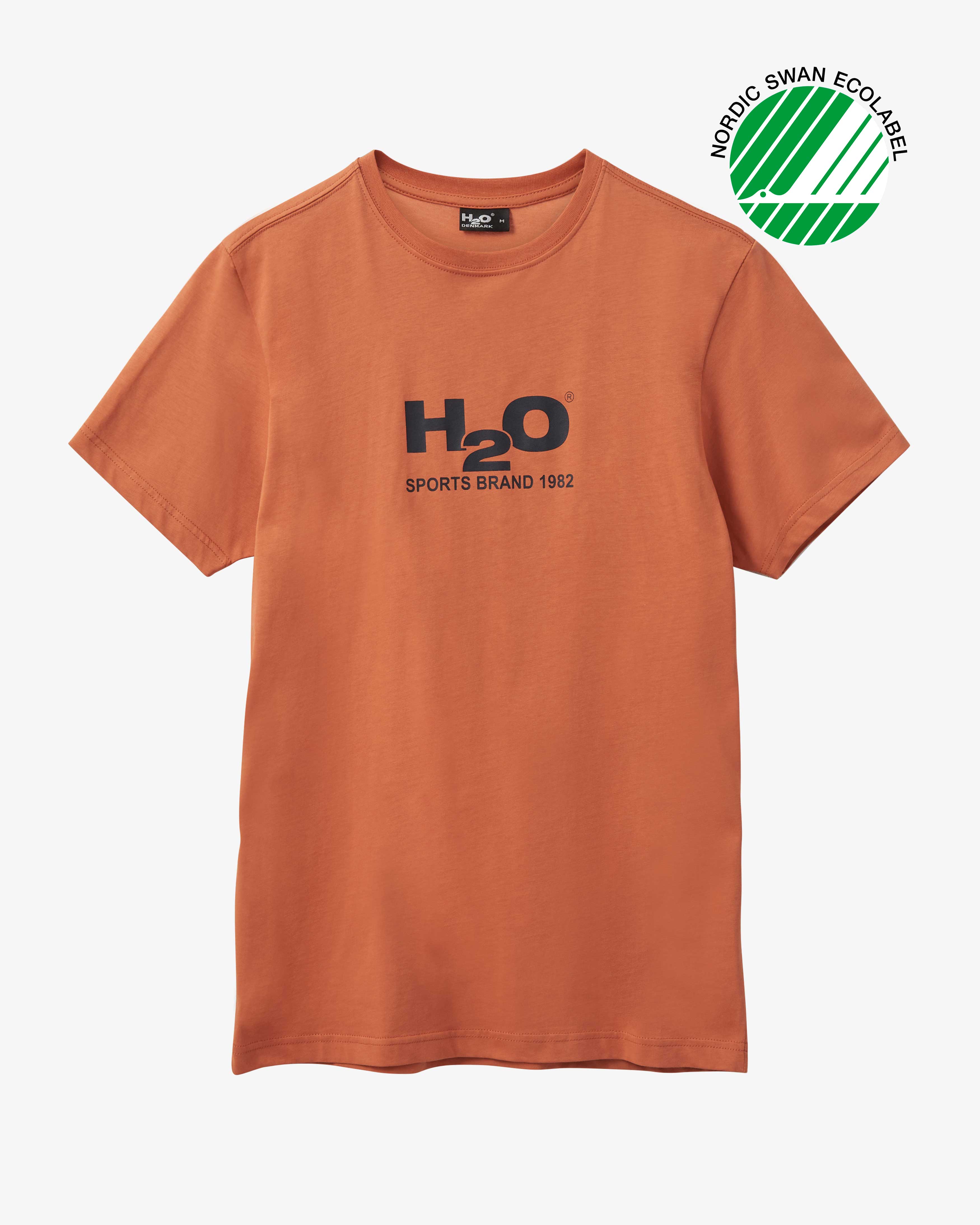 H2O Logo Tee - Autumn Leaf/Navy